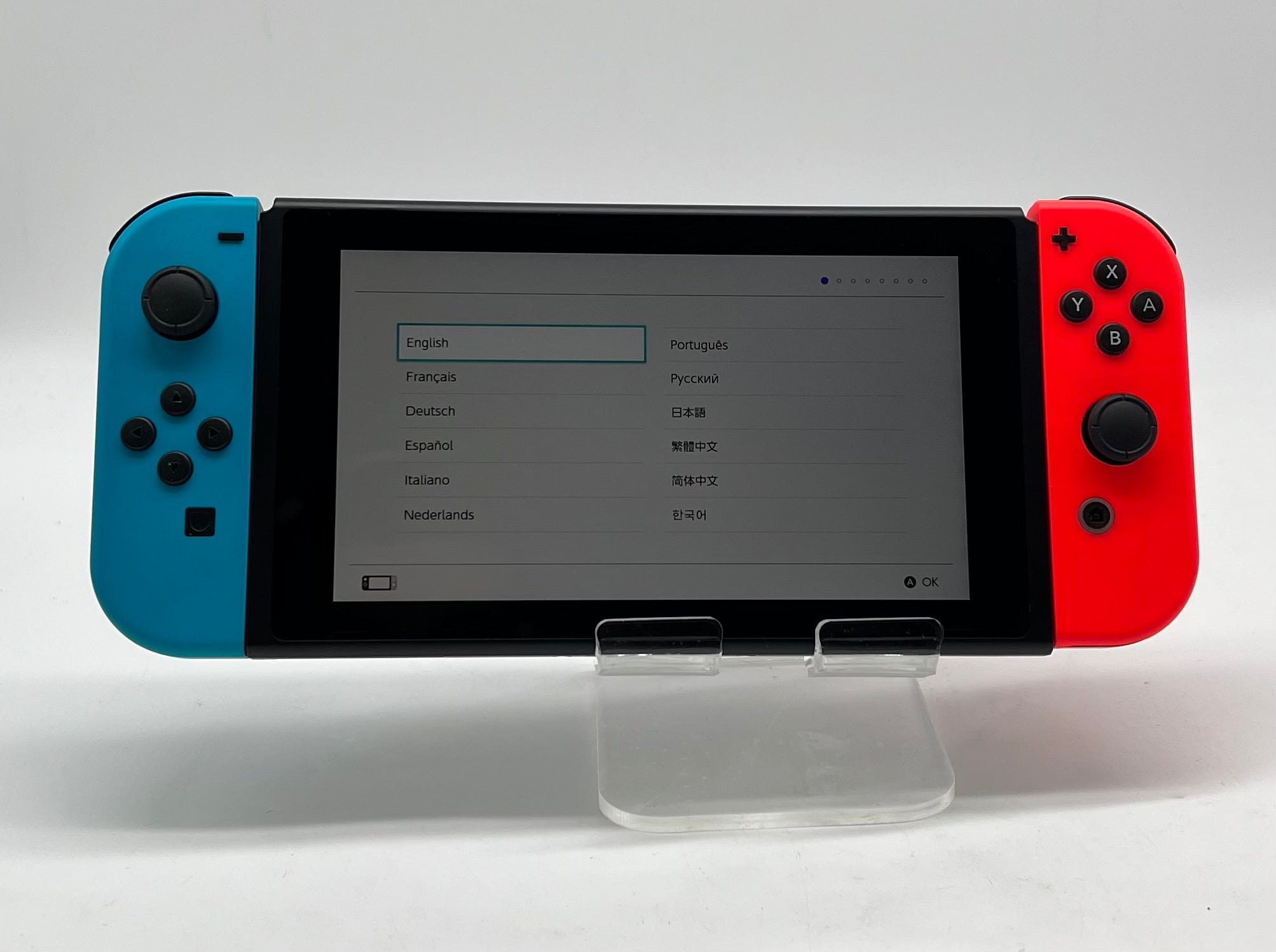 Nintendo Switch Blue/Red (HAC-001-01) 32GB w/ Minecraft - Used With Box