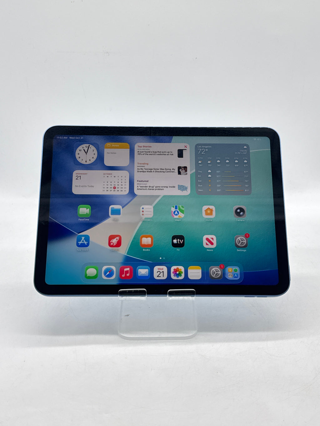 Apple iPad A16 128GB Blue Wi-Fi 11 Inch 99% Battery Health - Used