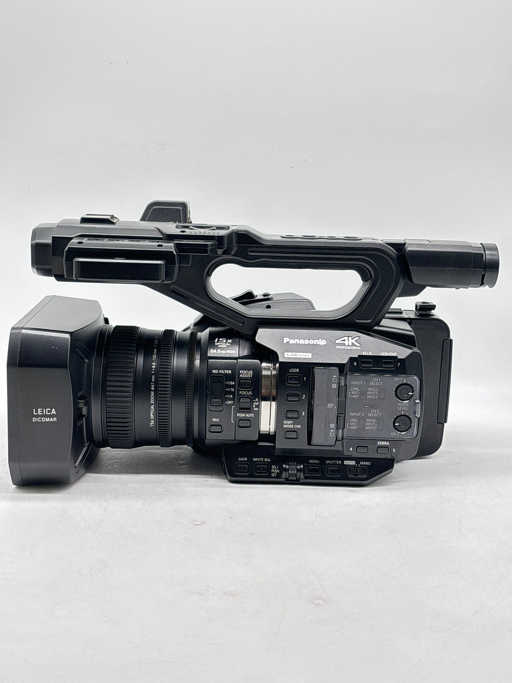 Panasonic AG-UX90 AG-UX90PJ 17.78MP Professional Camcorder Black - 209hours - Used