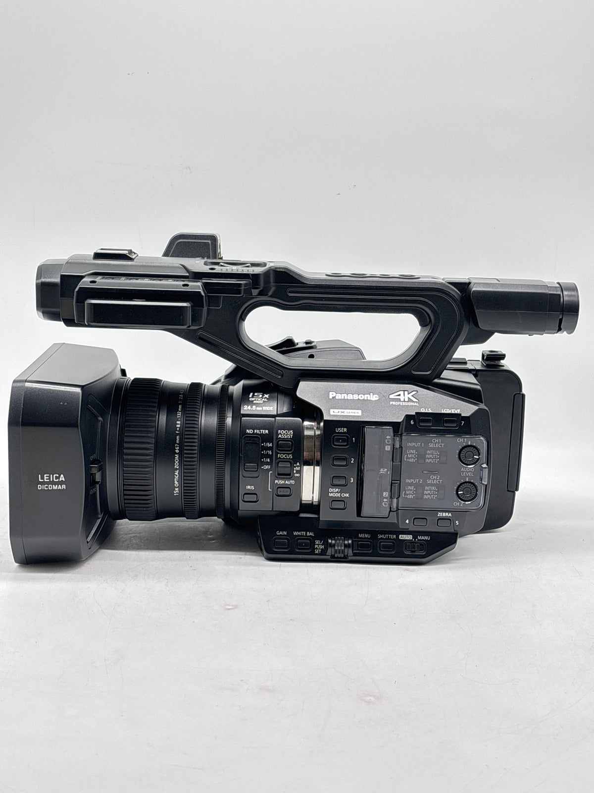 Panasonic AG-UX90 AG-UX90PJ 17.78MP Professional Camcorder Black - 209hours - Used