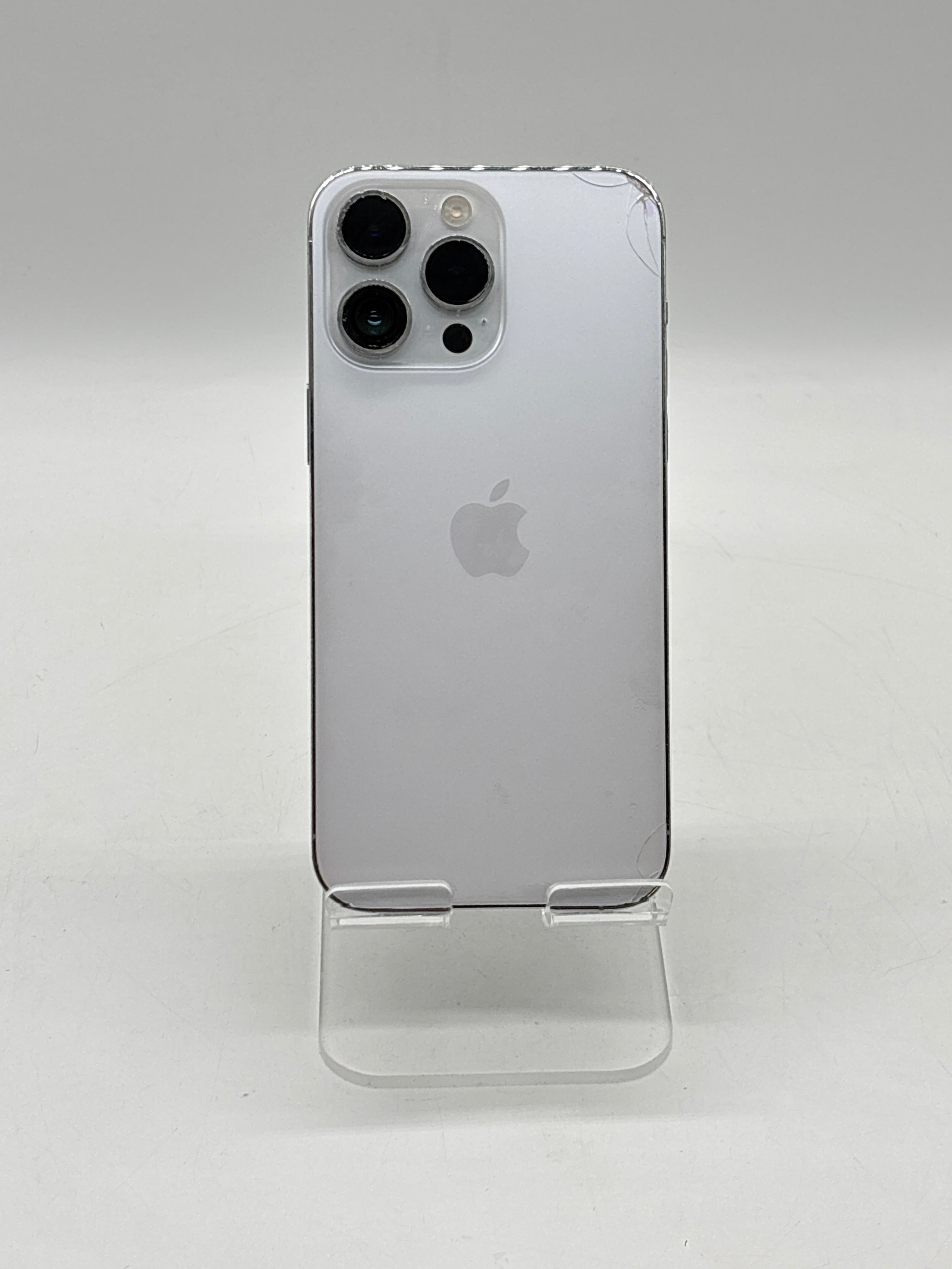 Apple iPhone 14 Pro Max 128 GB Unlocked White - For Parts (Bad Camera and Back)