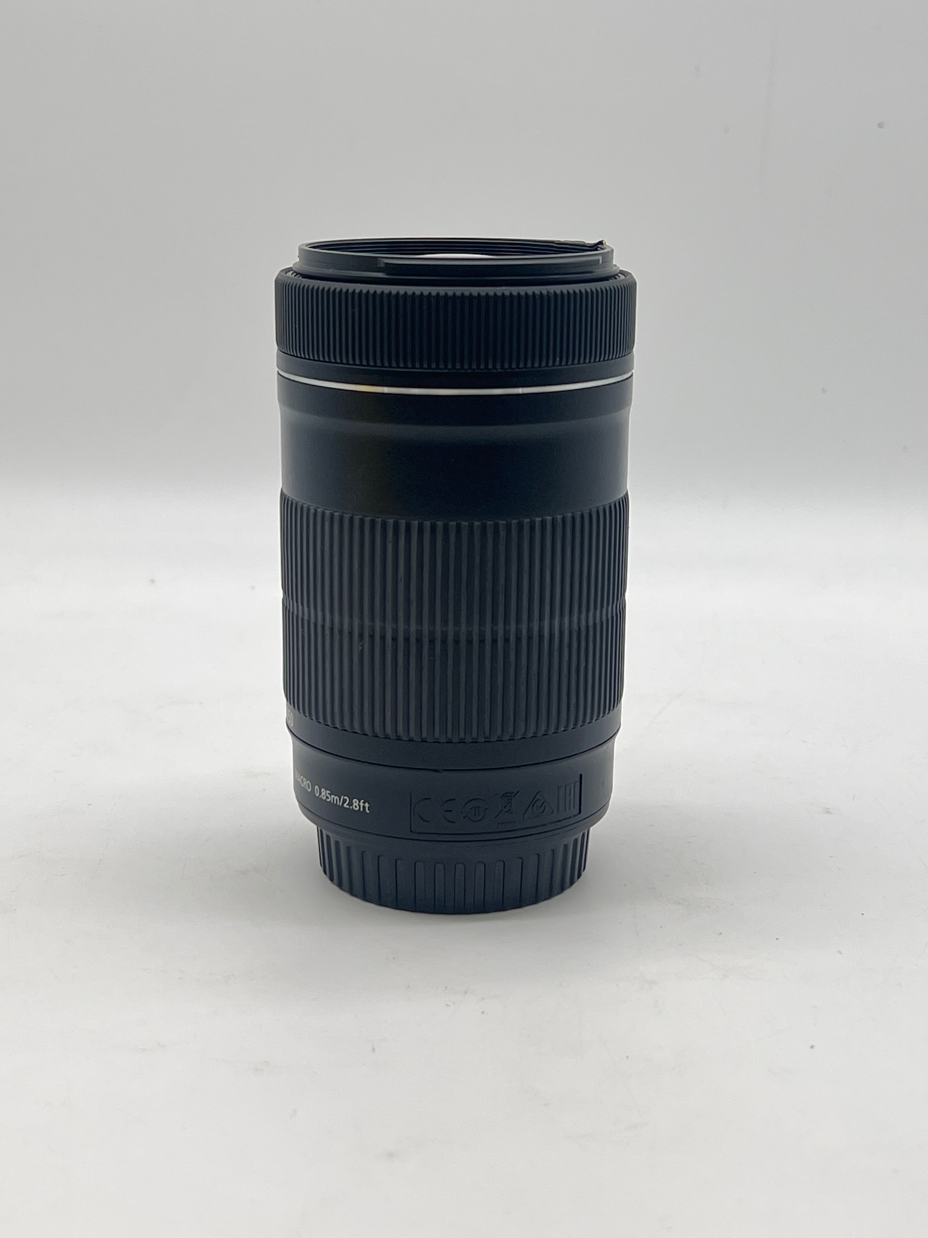 Canon EF-S 55-250mm F4-5.6 IS STM Zoom Lens Black for - Used