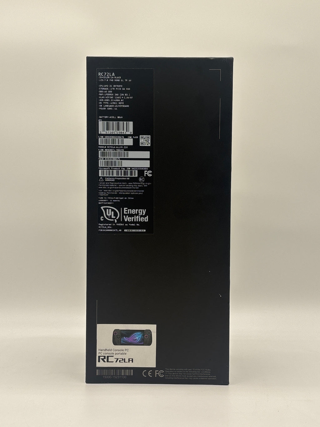 ASUS ROG Ally X AMD Ryzen 5 24GB RAM 1TB SSD with Box