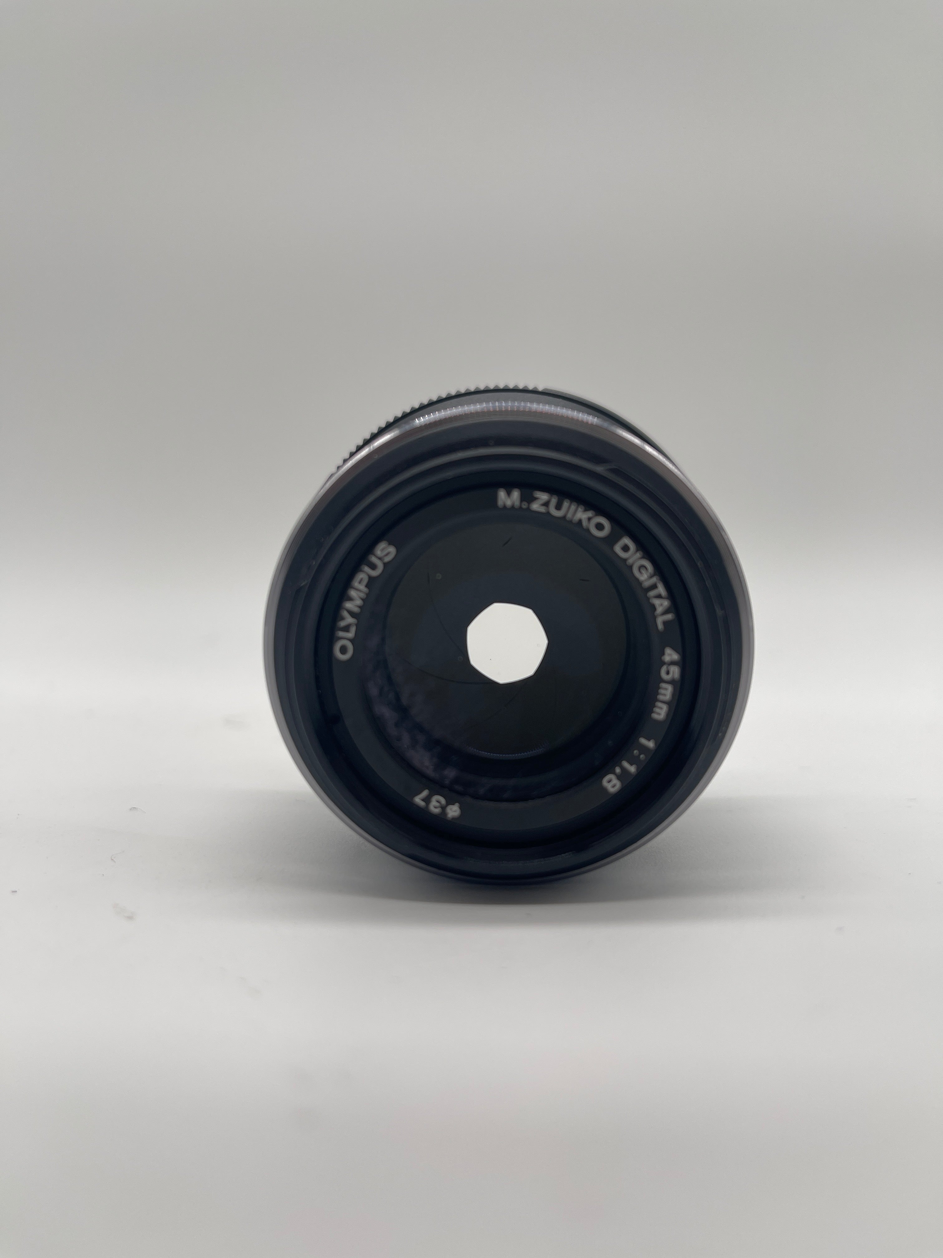 Olympus Digital 45mm f/1.8 MSC Standard Camera Lens Micro Four Thirds Used Black