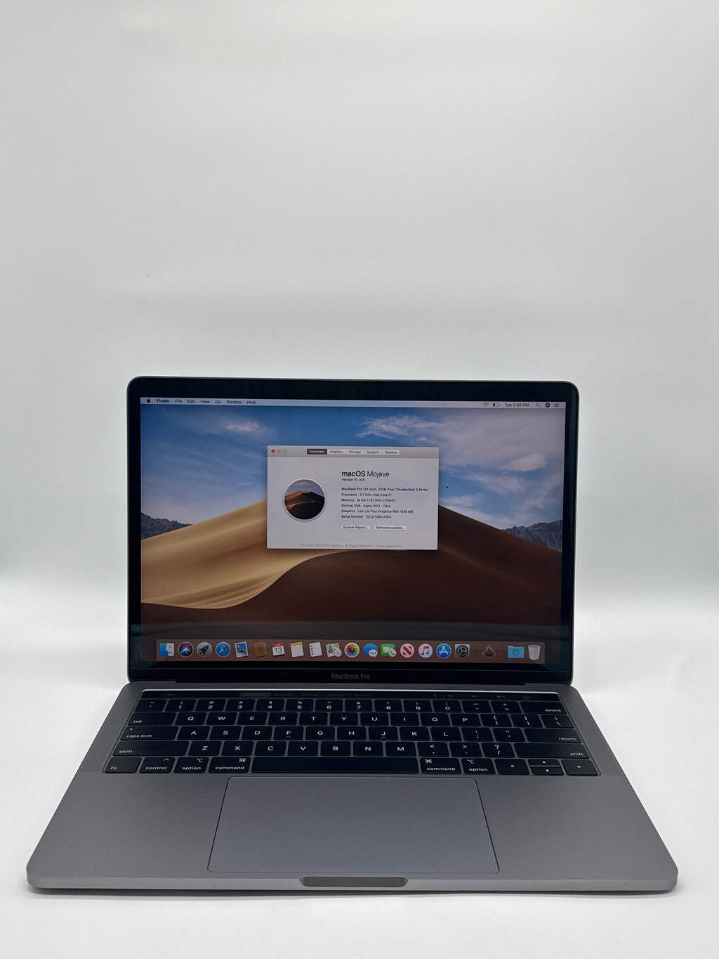 Apple MacBook Pro 13" A1989 2018 i7 16GB RAM 2TB SSD