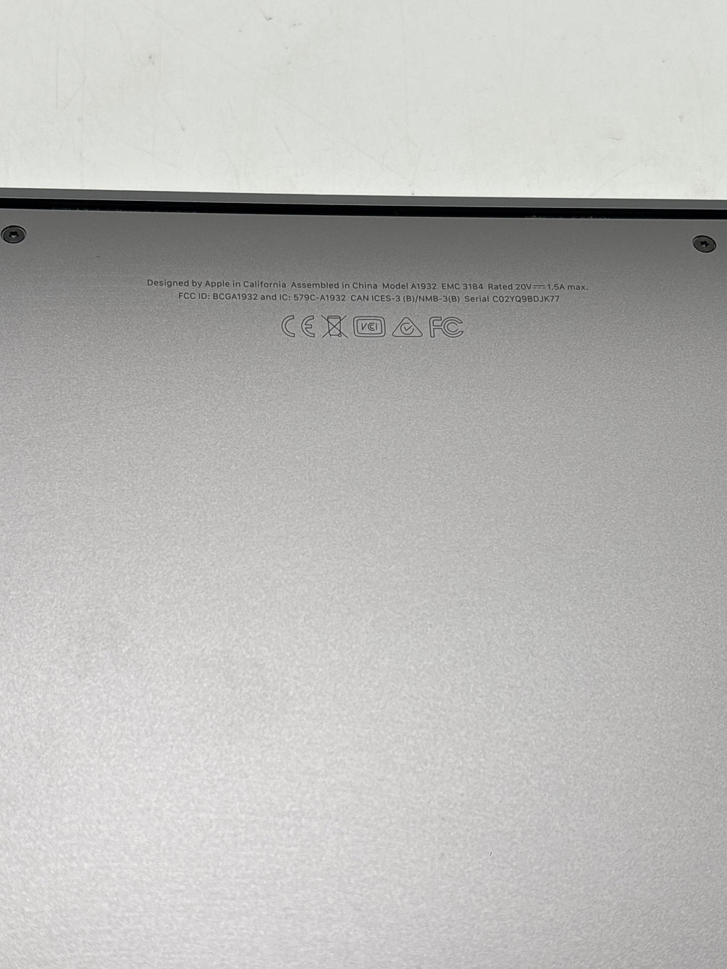 Apple MacBook Air 13" A1932 i5 8GB RAM 128GB SSD - Used