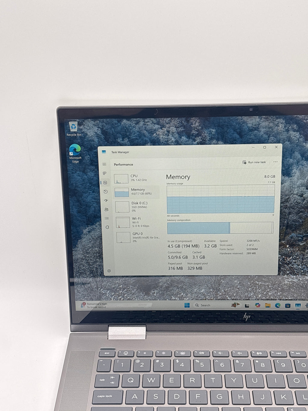 HP Envy x360 2-in-1 i5-1335u 8GB RAM 512GB SSD Gray - Used