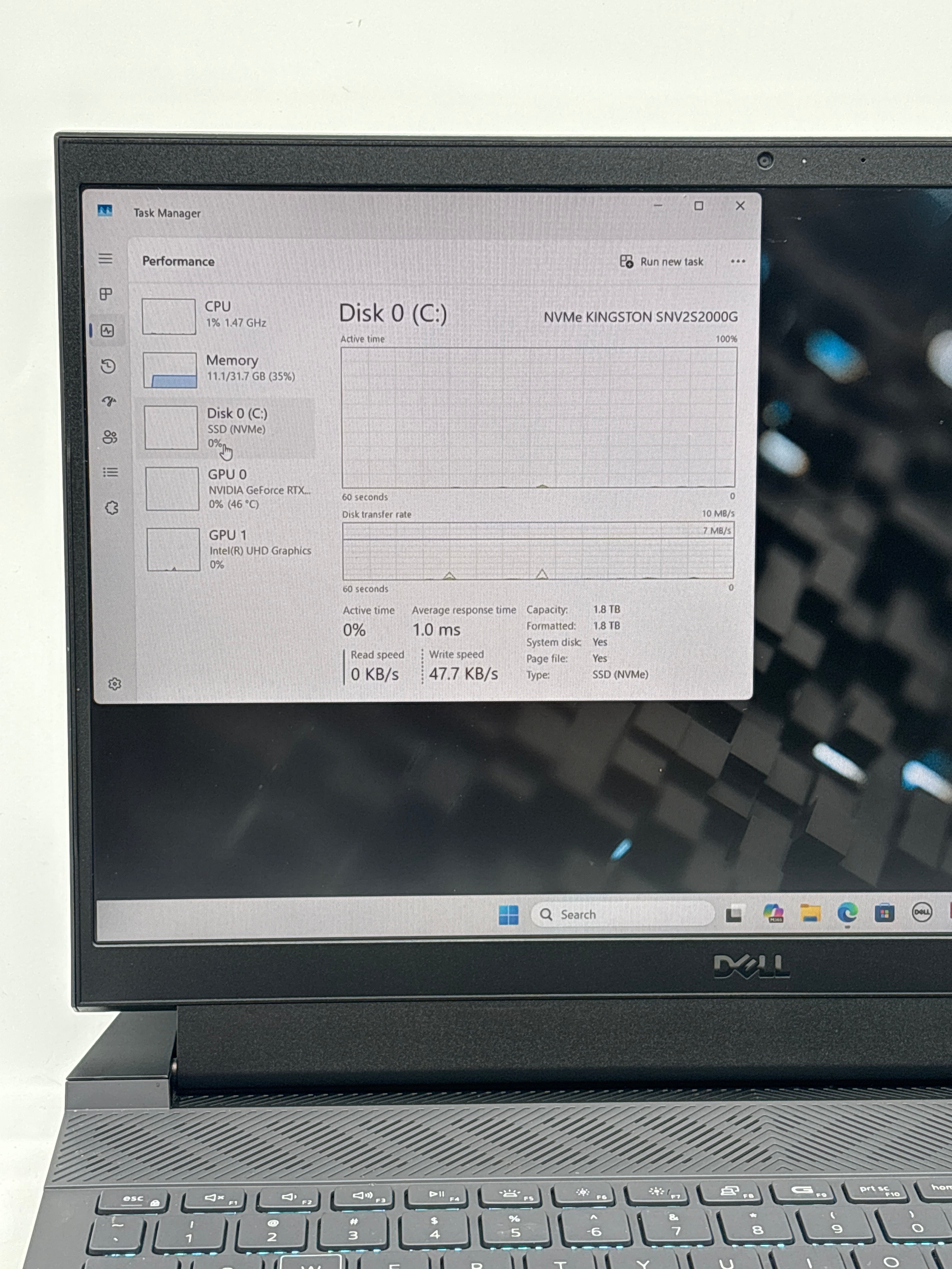 Dell G15 5530 i9-13900HX 32GB RAM 1TB SSD RTX 4060 w/ Charger - Used