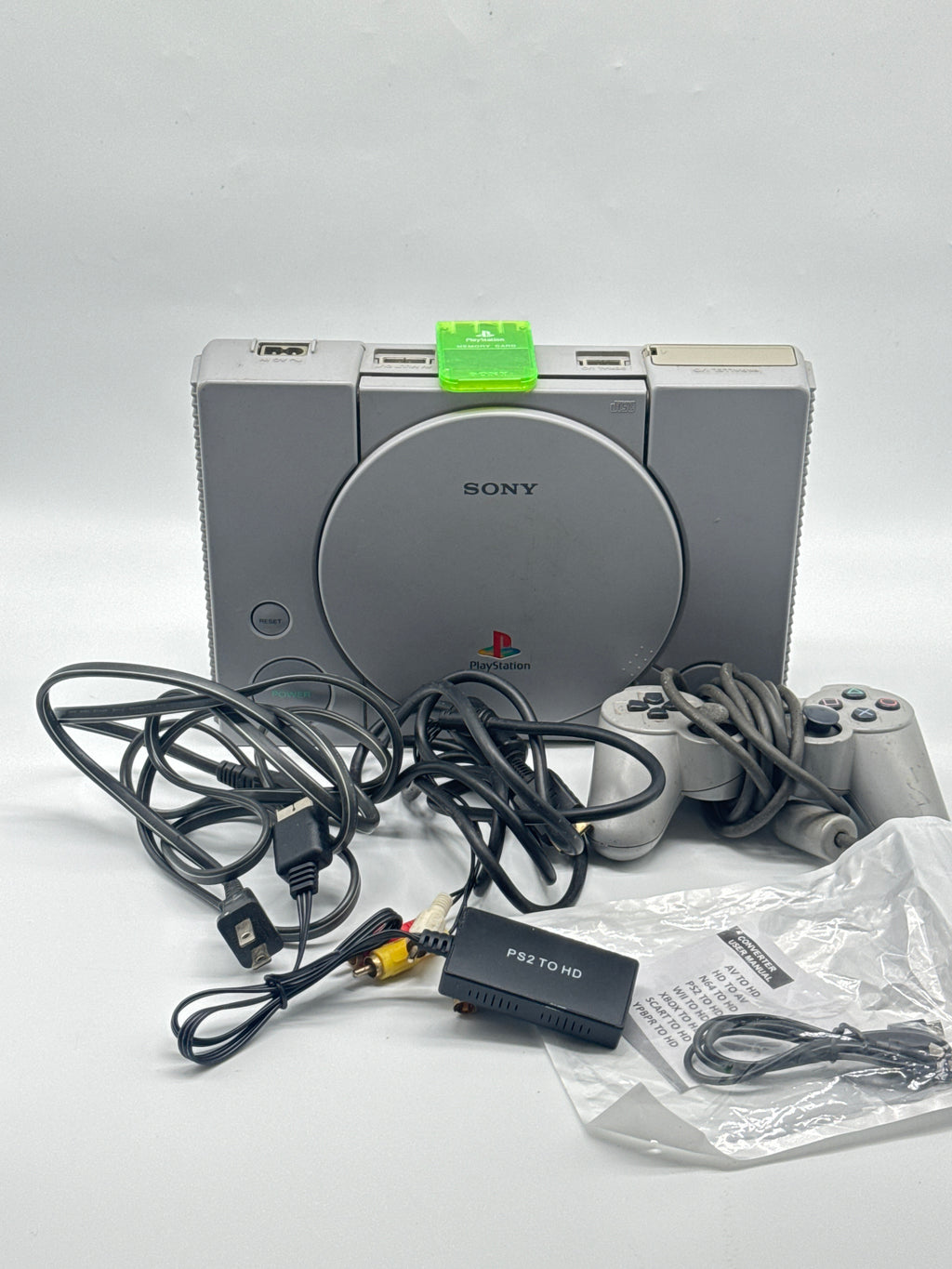 Sony PlayStation 1 Console SCPH-7501 With Controller - Read