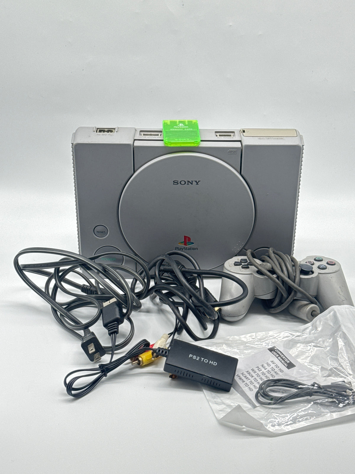 Sony PlayStation 1 Console SCPH-7501 With Controller - Read