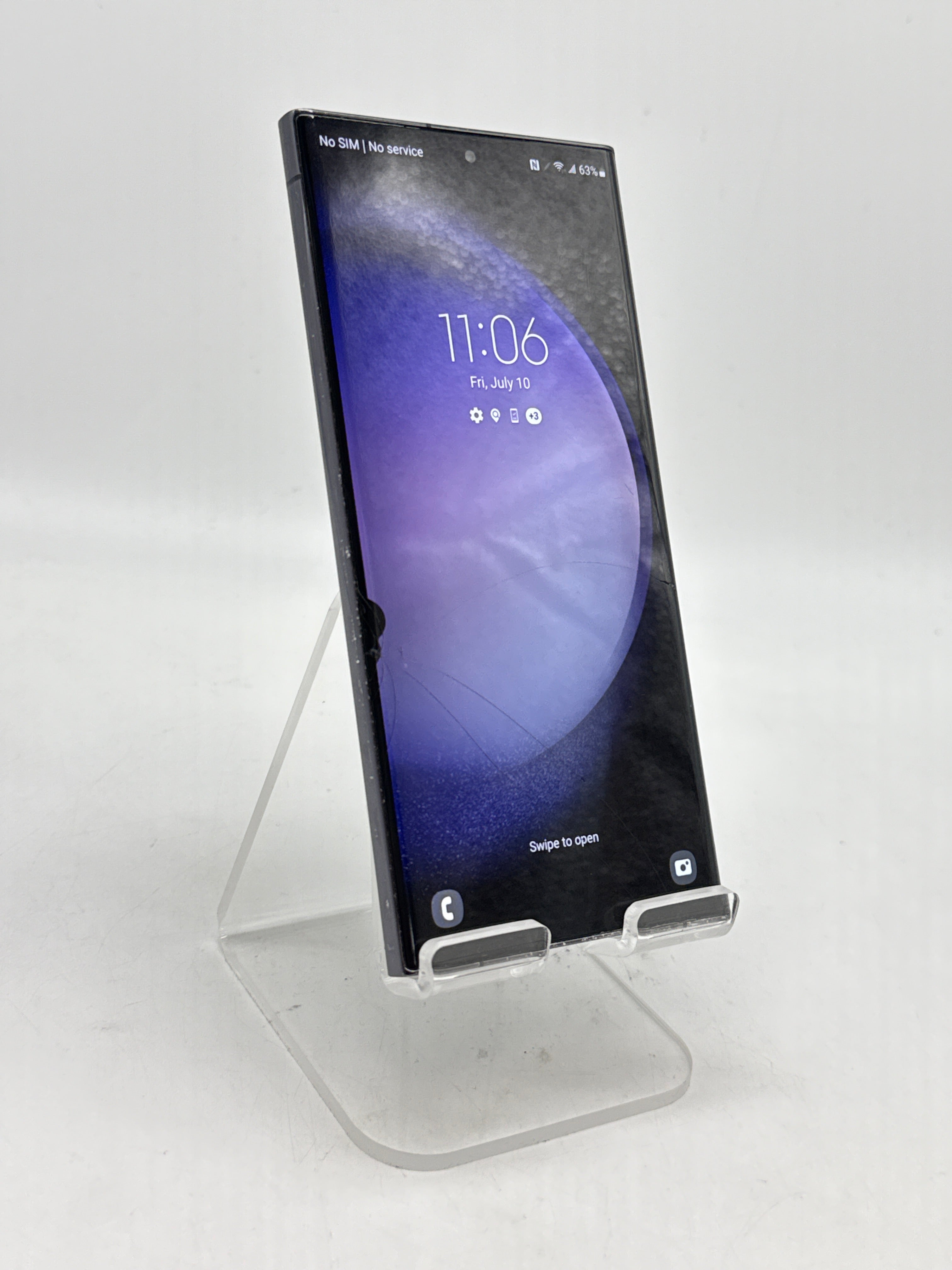 Samsung Galaxy S23 Ultra AT&T 256GB Gray - Cracked Screen Check ESN