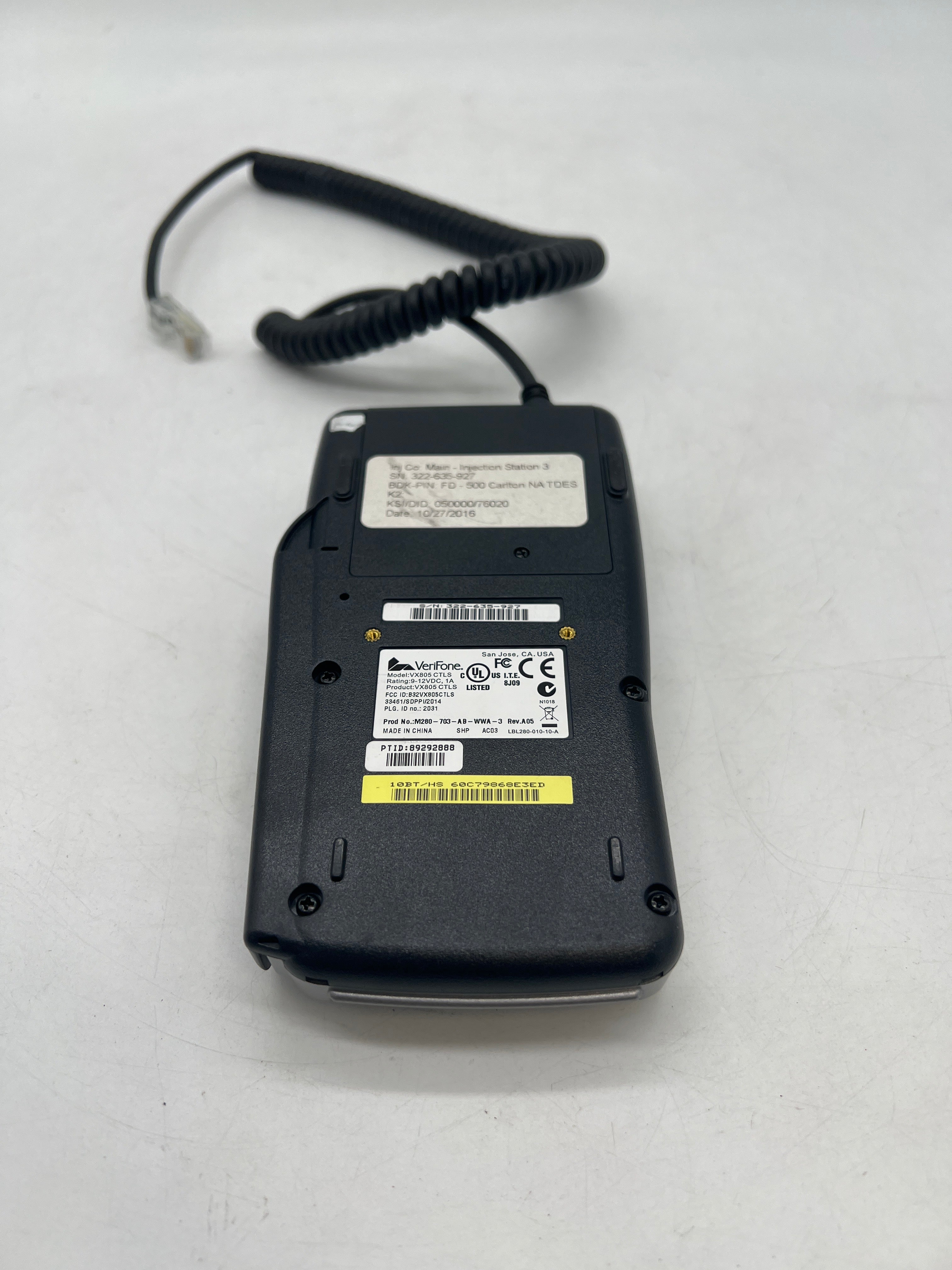 Lot of 5 Verifone VX805 - For Parts (Read Desc)