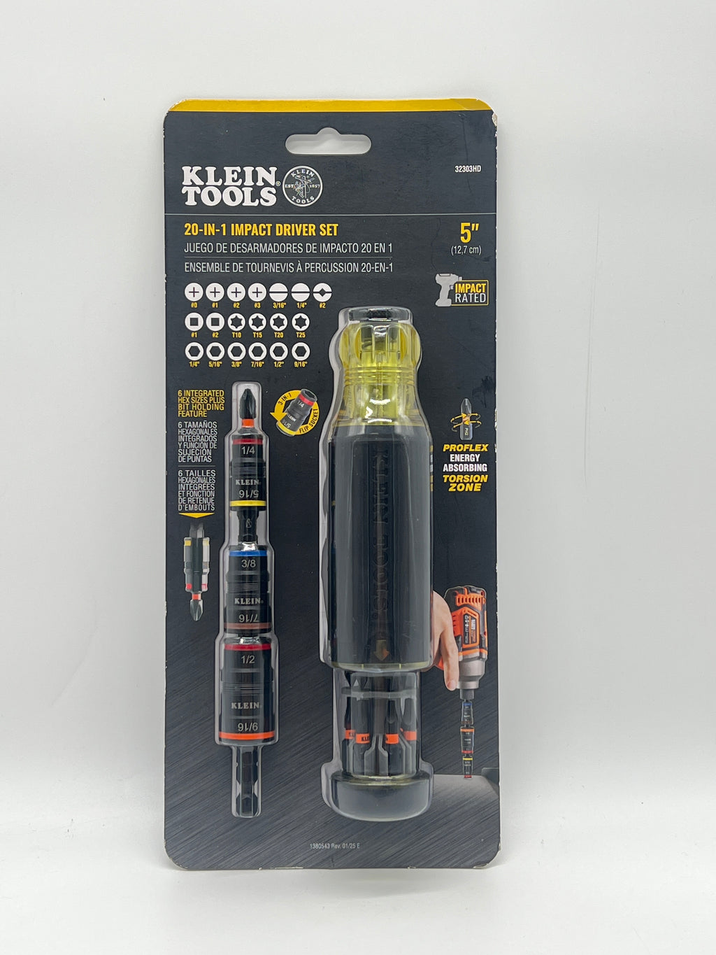 Klein Tools 32303HD Impact Driver Set - New In Box, Black Color