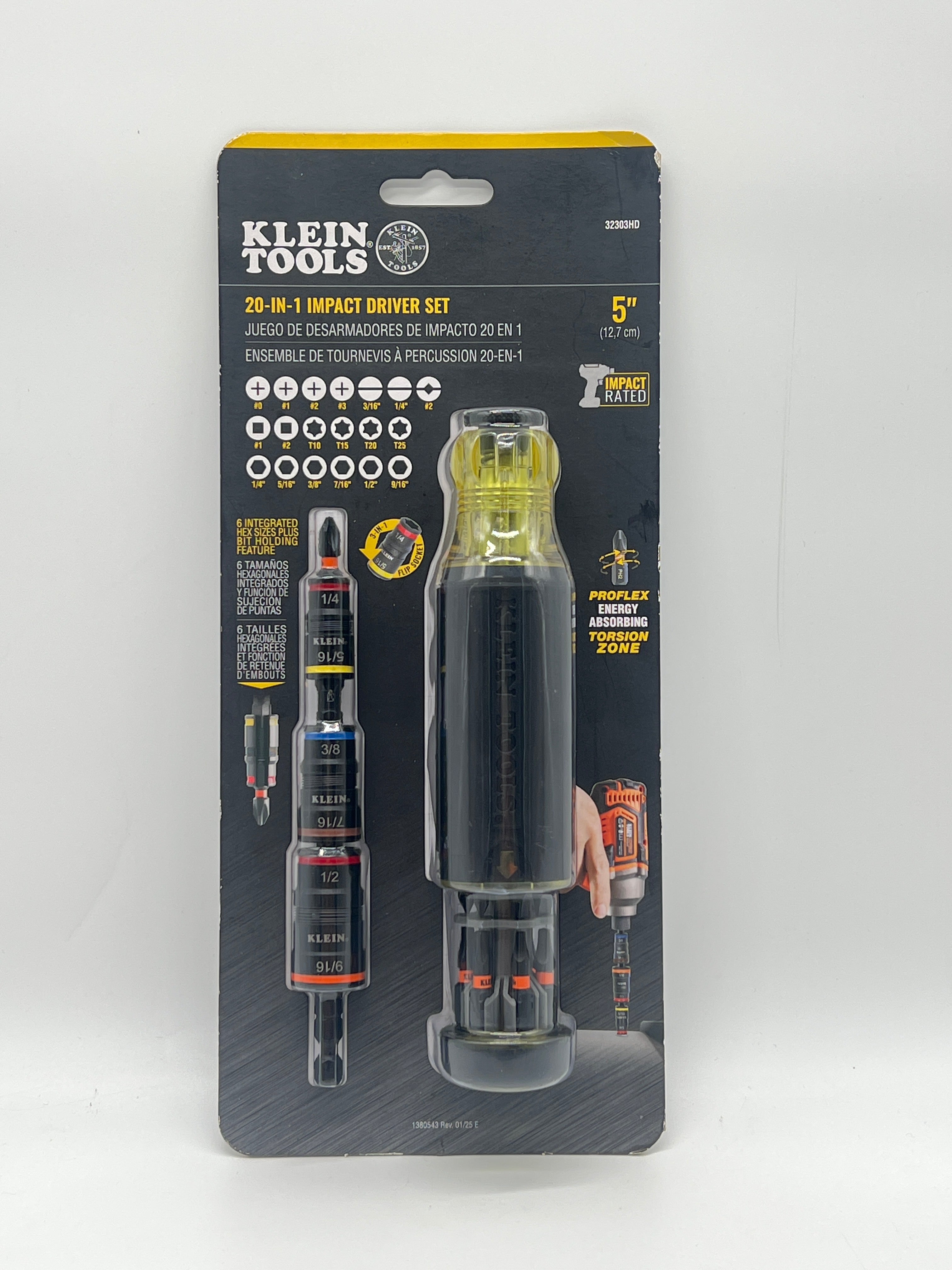 Klein Tools 32303HD Impact Driver Set - New In Box, Black Color