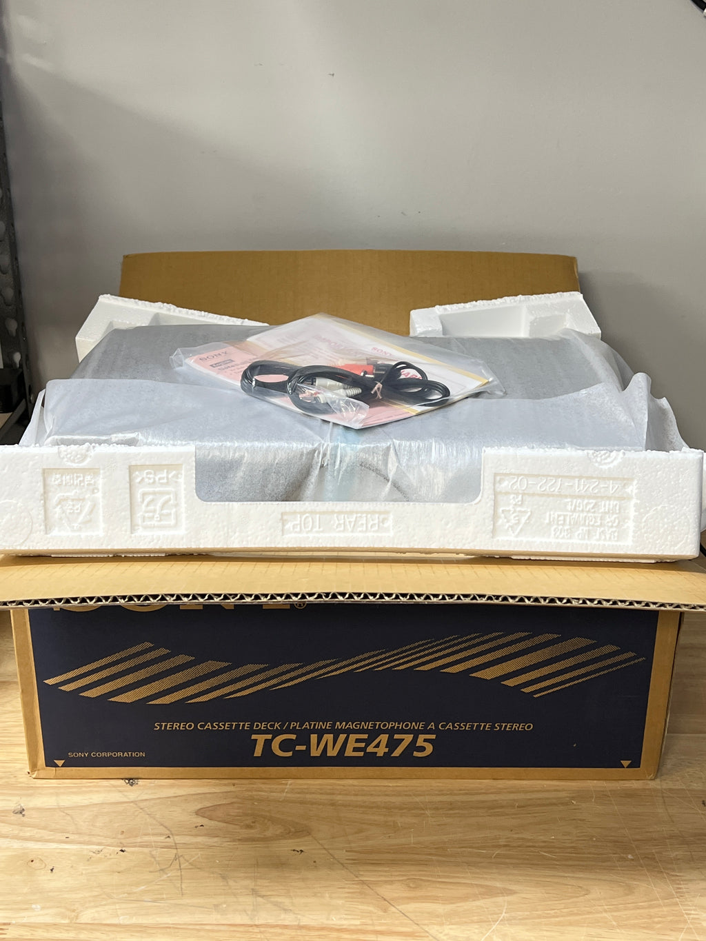 Sony TC-WE475 DVD Player Stereo Cassette Deck - New In Box