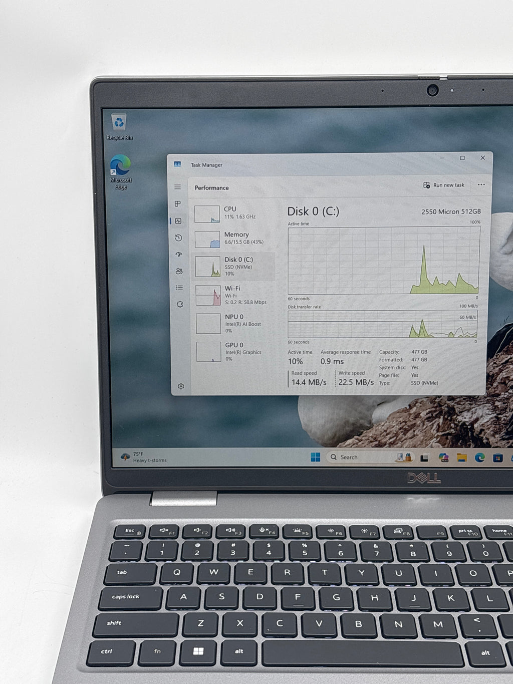 Dell Latitude 5550 Ultra 7 155U 16GB RAM 512GB SSD Used