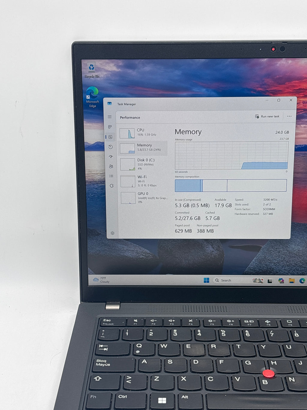 Lenovo ThinkPad T14 Gen 4 i5-1335U 24GB RAM 512GB SSD - For Parts (Read DESC)