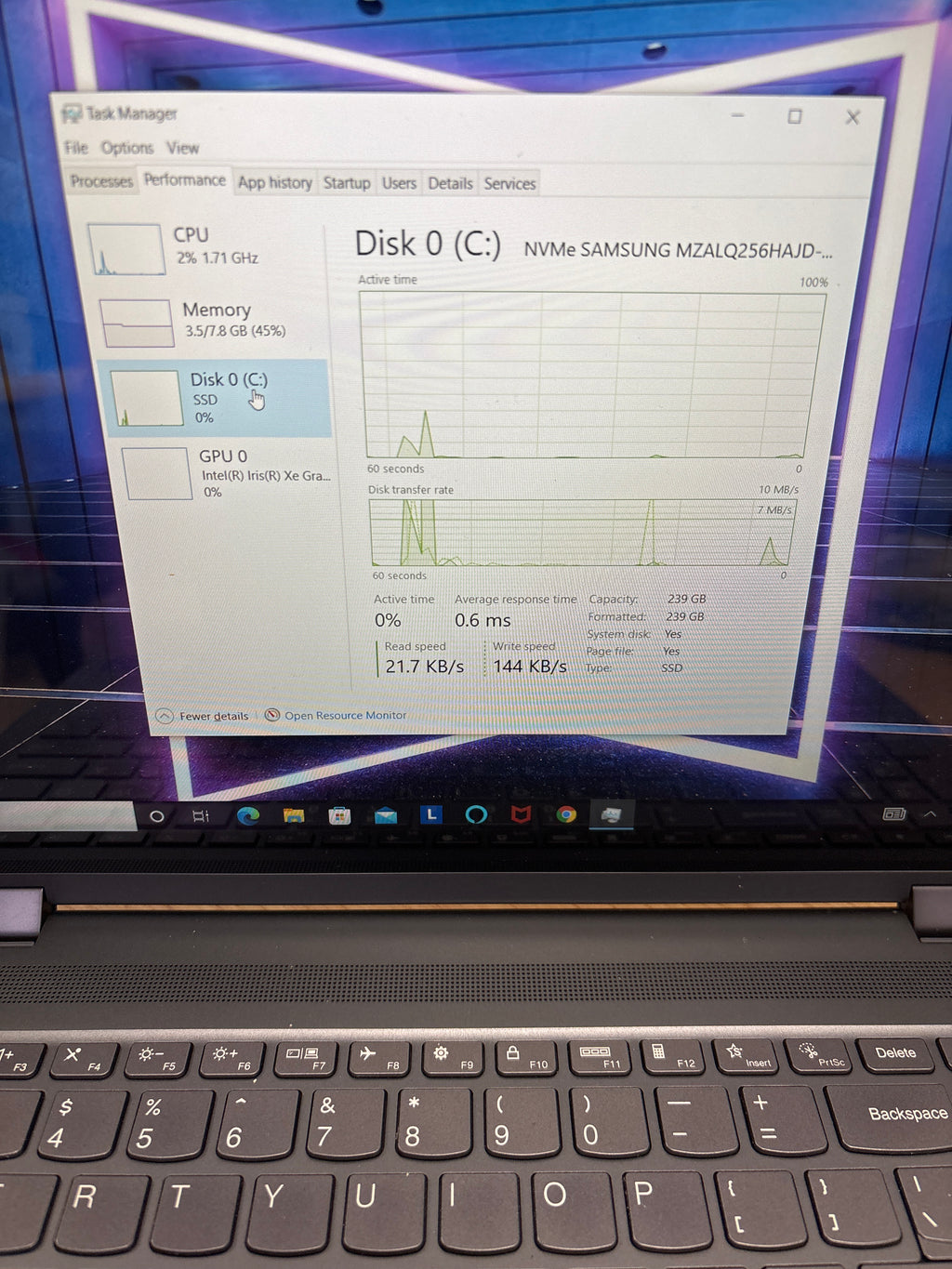 Lenovo Yoga 7 15ITL5 15" Intel Core i5-1135G7 8GB RAM 256GB SSD - Bad Batt