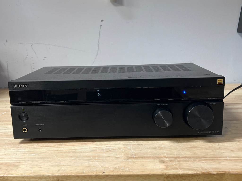 Sony STR-DH190 Stereo Receiver 2.0 Channel Black - For Parts