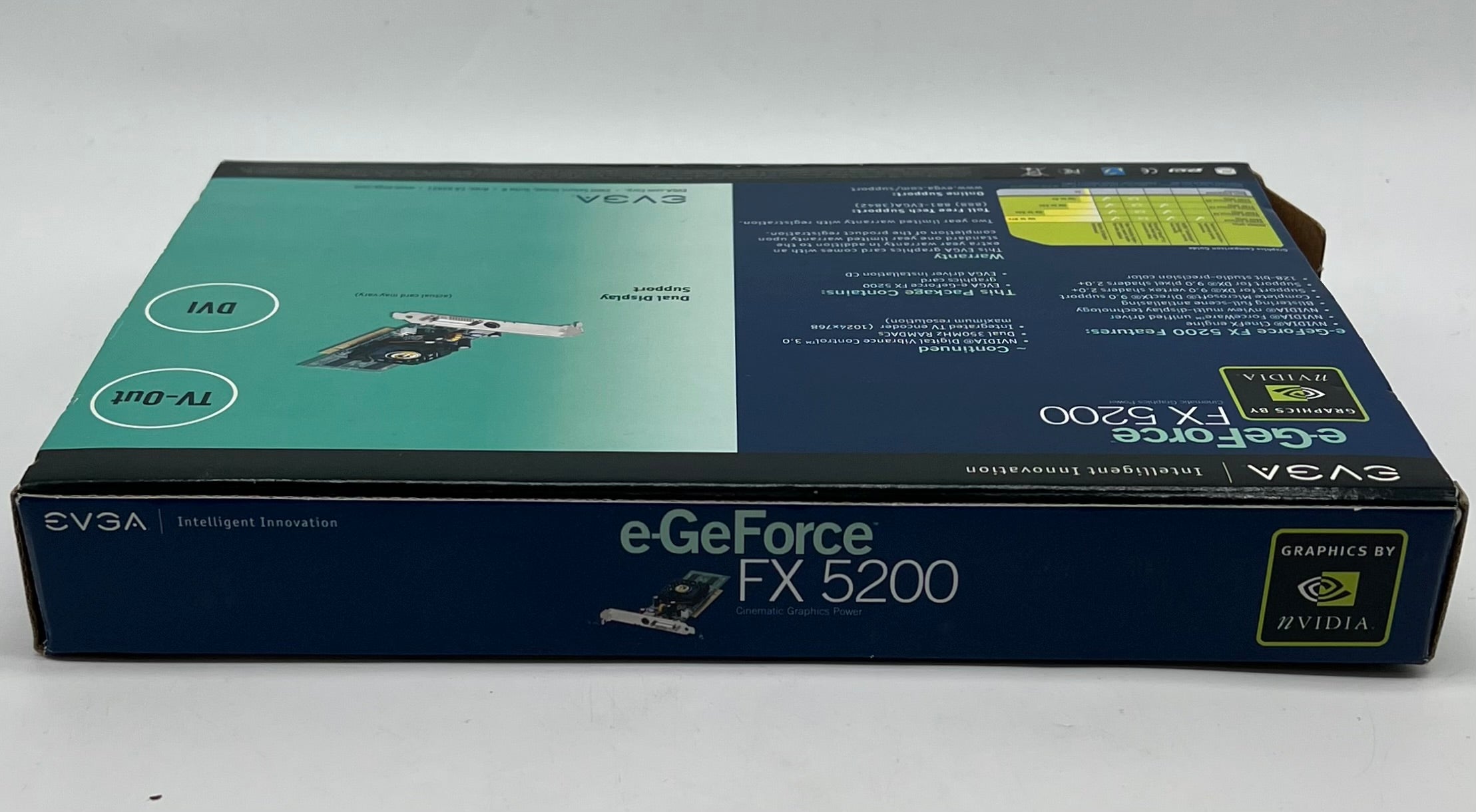 EVGA GeForce FX5200 128MB DDR SDRAM PCI Graphics Card - For Parts(Untested)