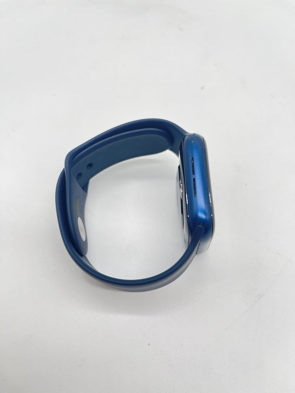 Apple Watch Series 6 44mm Blue Aluminum GPS A2292 Unlocked Sport Band Used
