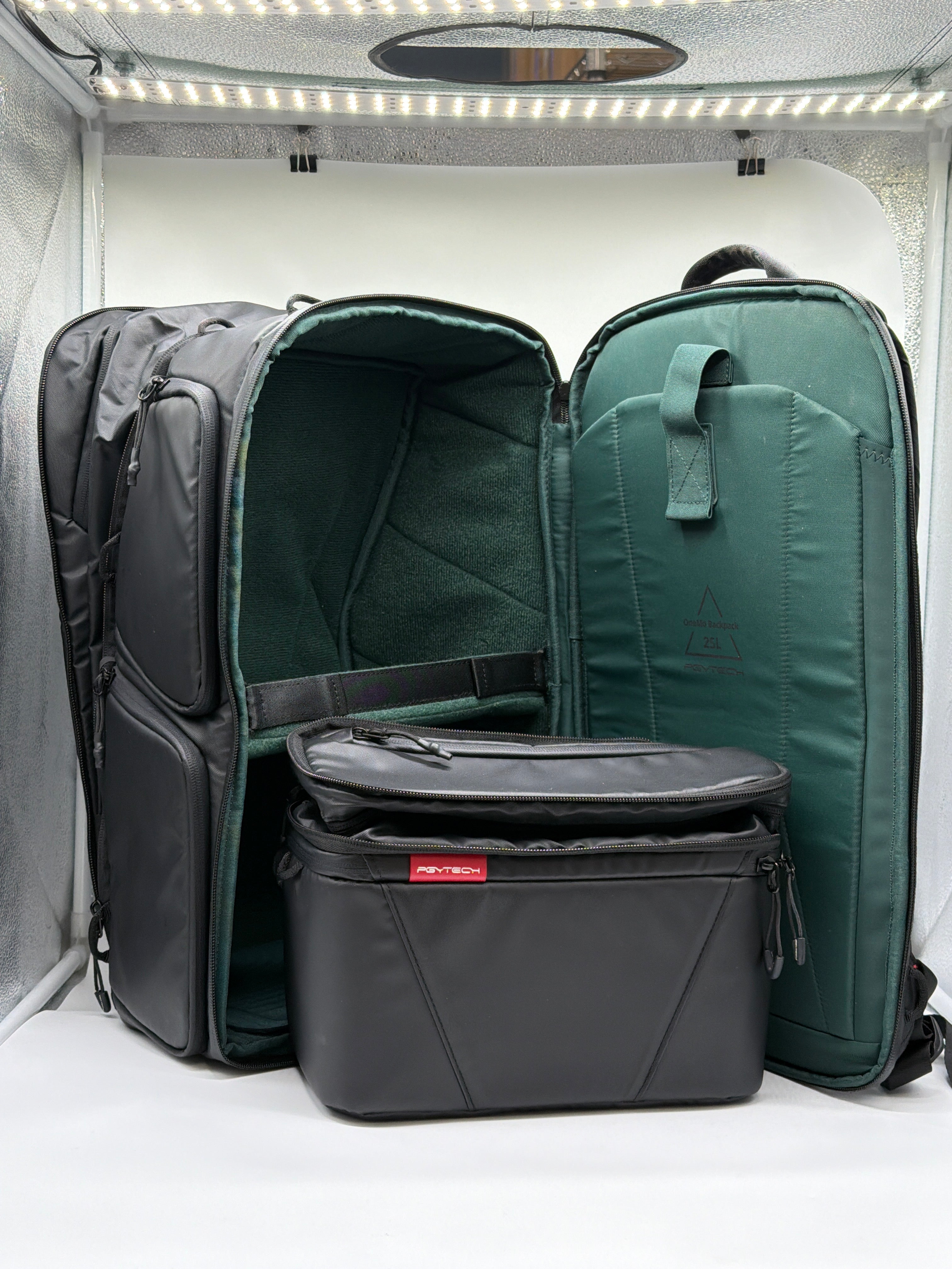 Used PGYTECH One MO Backpack 25L+Shoulder Bag 10L (Twilight Black)