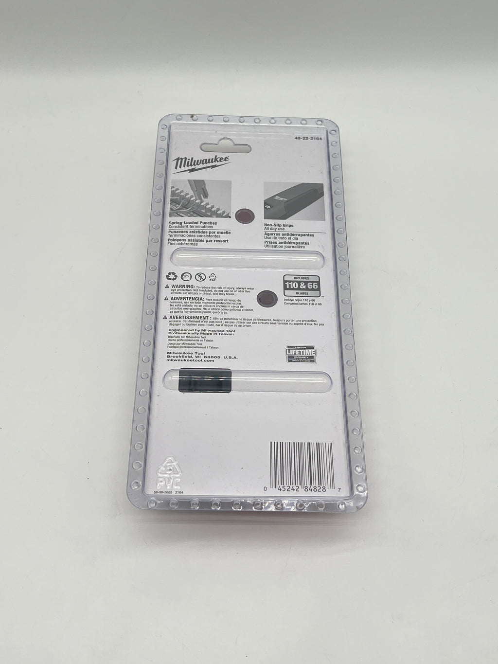 Milwaukee 48-22-2164 Impact Punchdown Tool Black New In Box