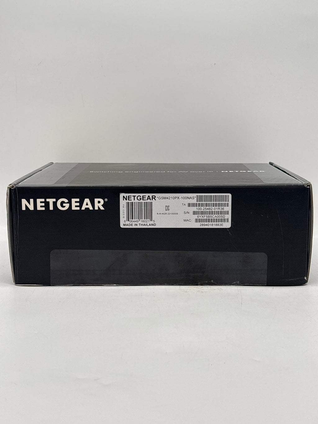 Netgear Avline GSM4210PX-100NAS Wired Router Black - New Open Box