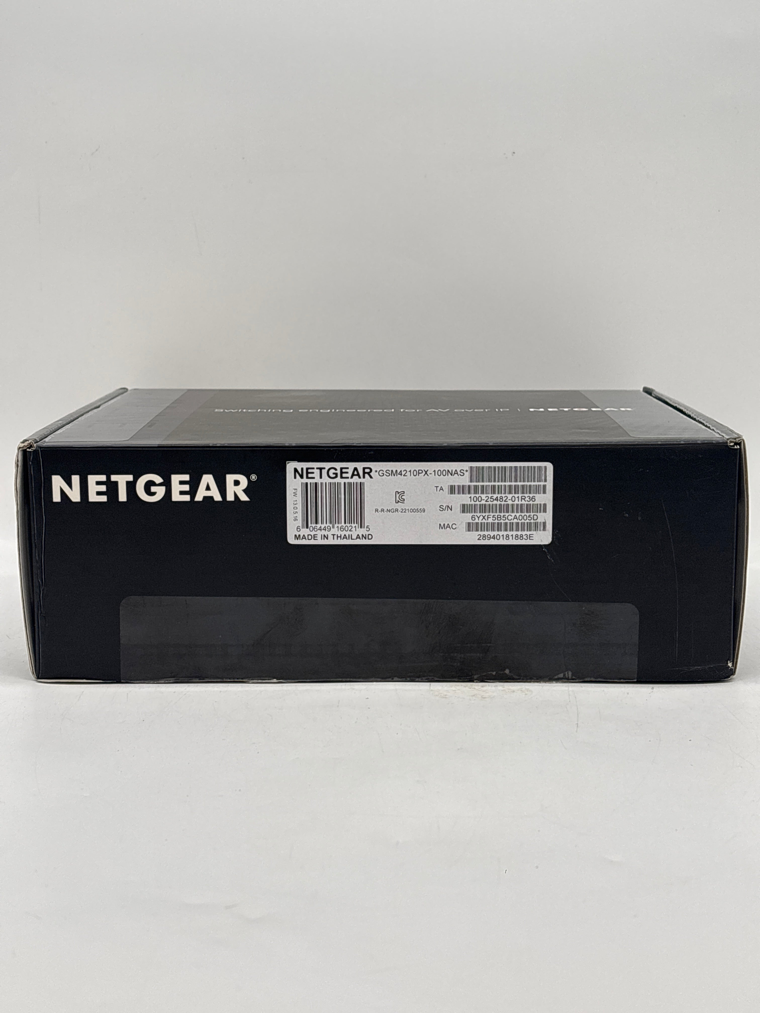 Netgear Avline GSM4210PX-100NAS Wired Router Black - New Open Box
