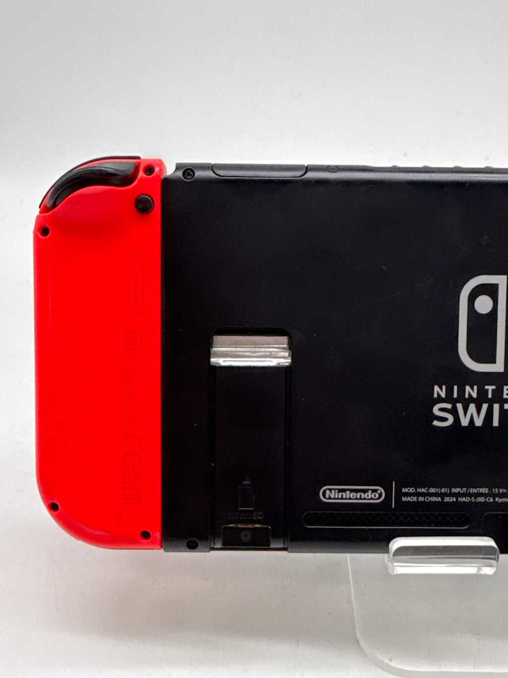 Nintendo Switch V2 HAC-001(-01) Console Gaming System - Missing Kickstand/Joystick