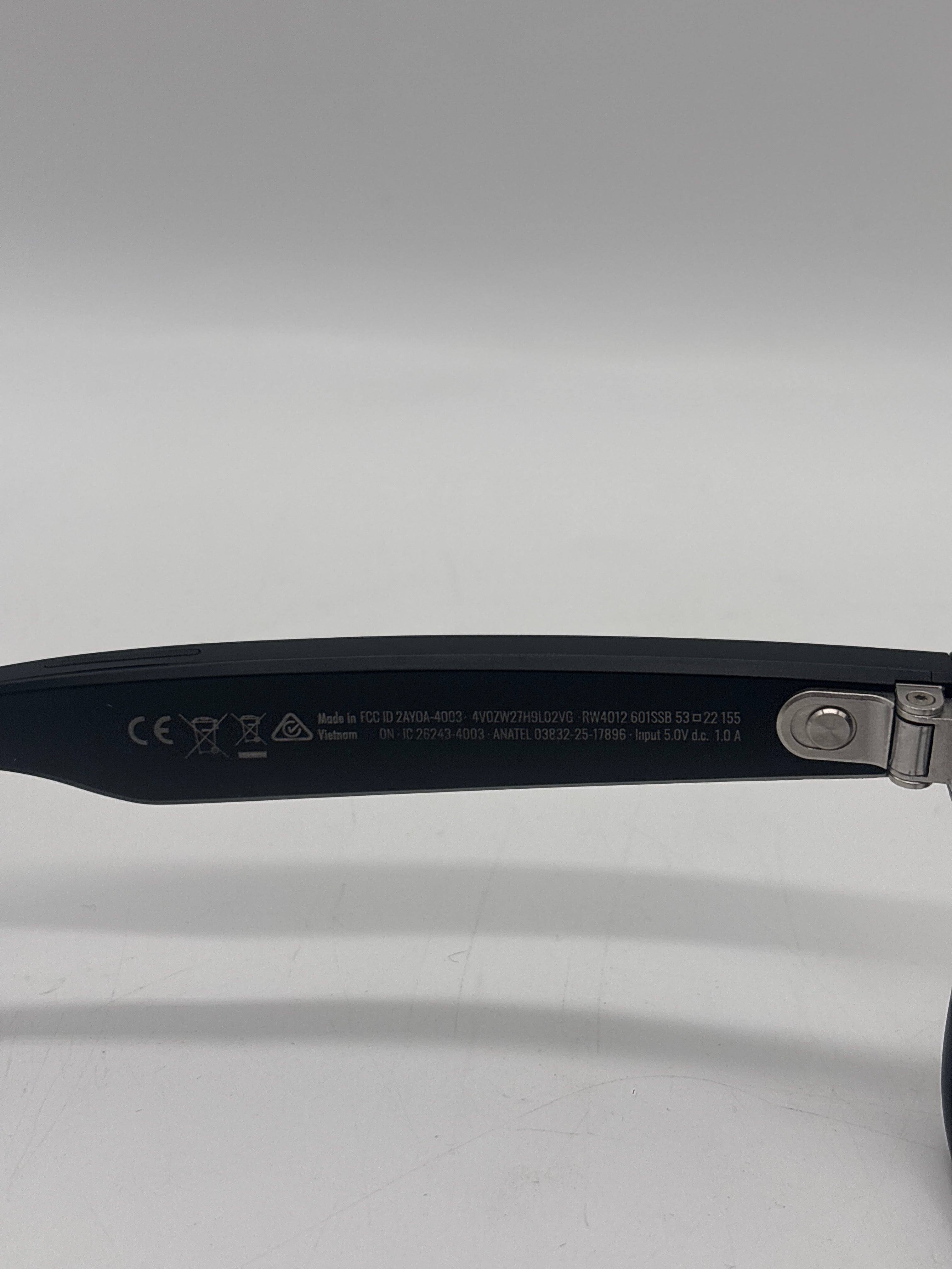 Meta Rayban Wayfarer Gen 2 Smart Glasses Black - For Parts (Rx Range Unknown)