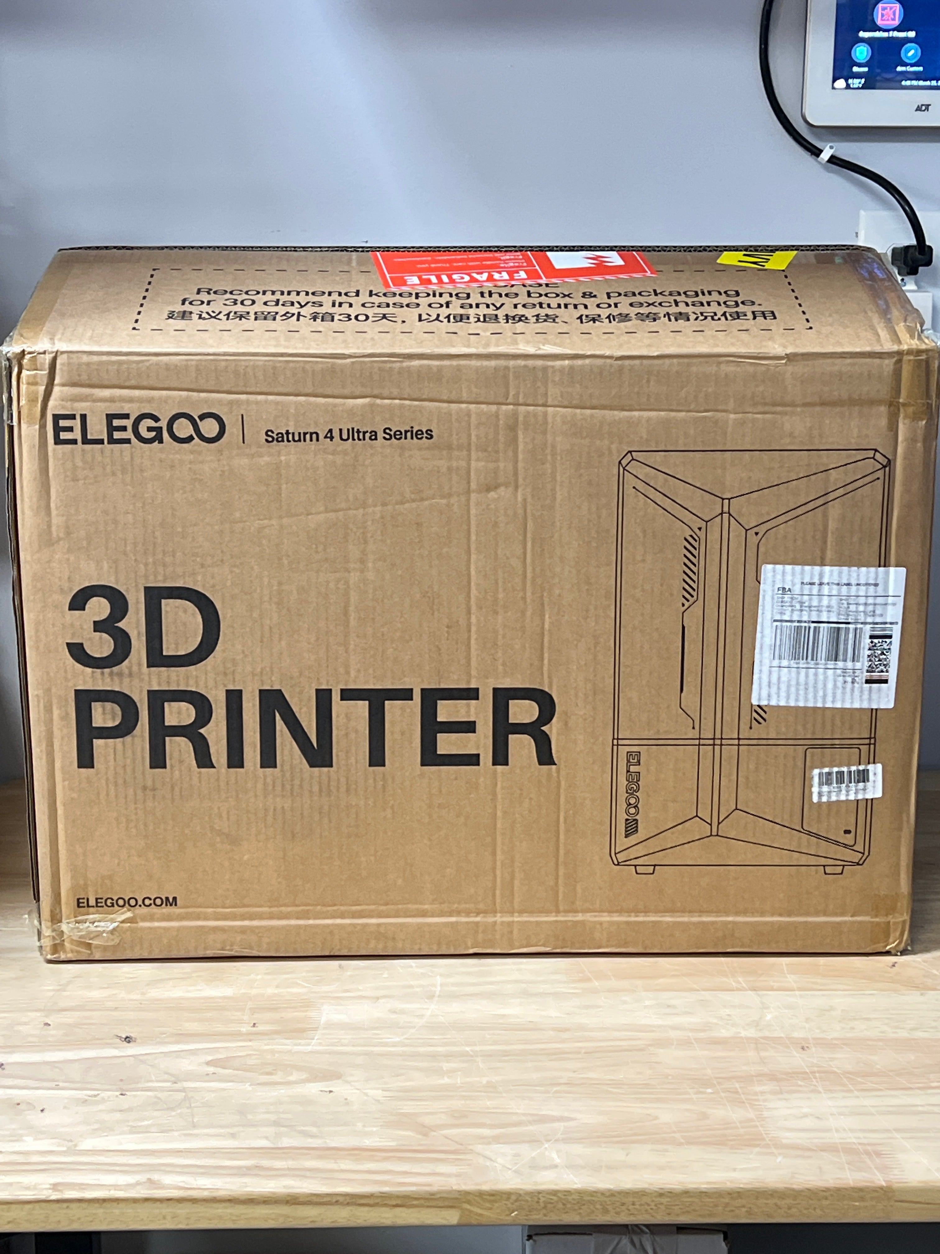 ELEGOO Saturn 4 Ultra Series 16K Resin LCD 3D Printer - New In Box