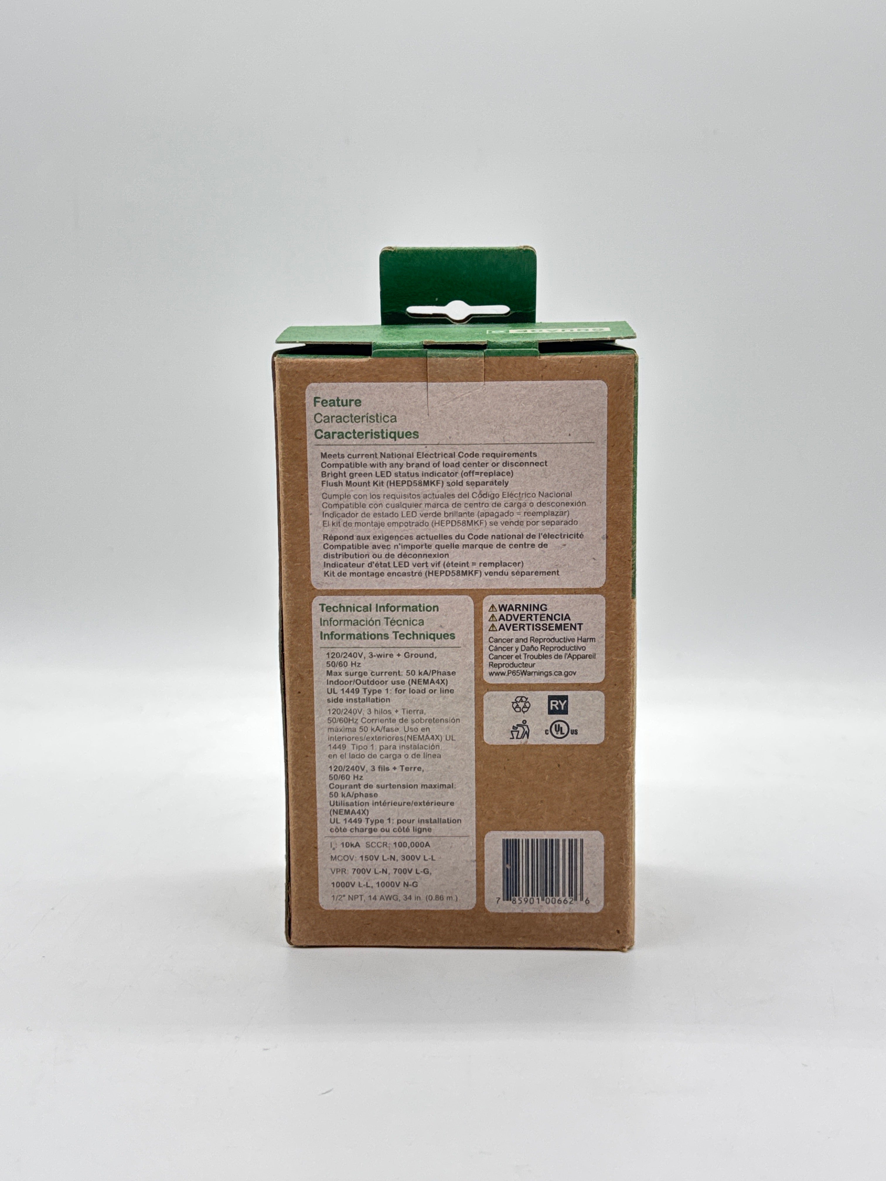 Square D HEPD50 Surge Protection - New In Box