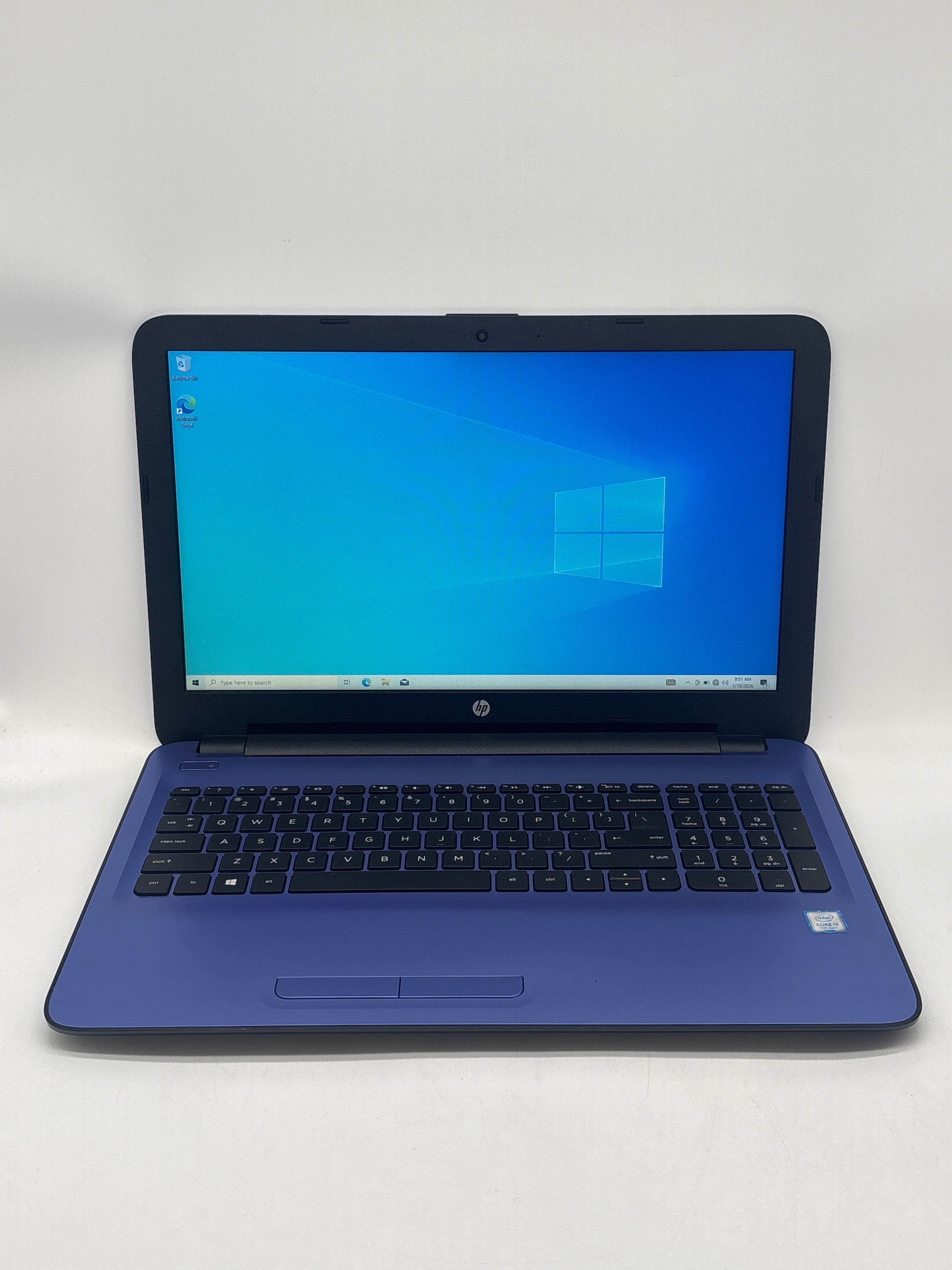 HP 15t-ay100 15.6" Core i3-7100U 8GB RAM 128GB SSD Blue - Used