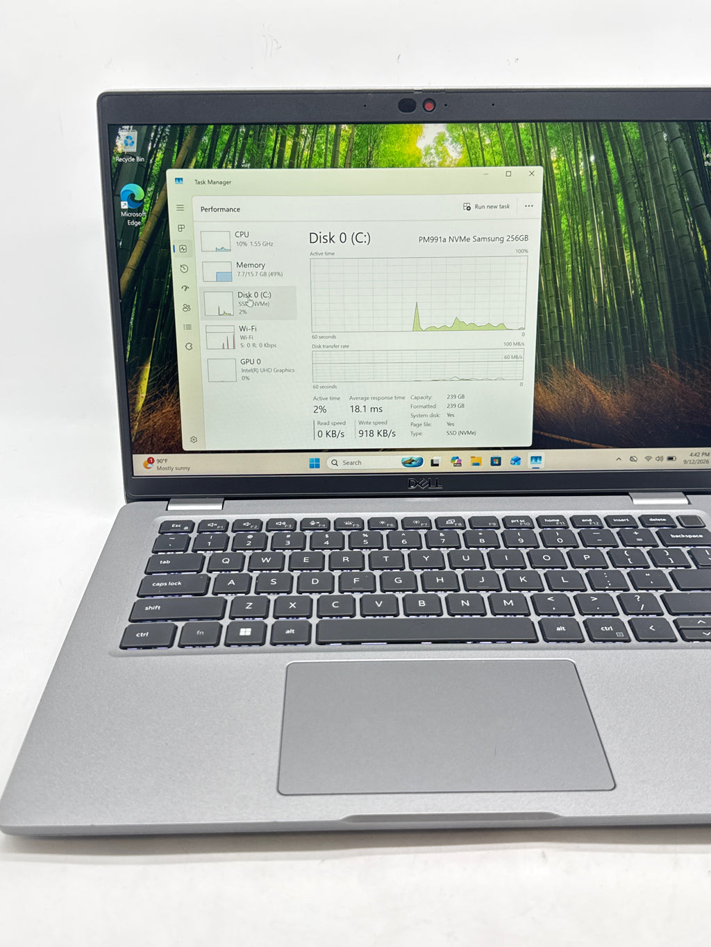 Dell Latitude 5430 14" Intel Core i5-1245U 16GB RAM 256GB SSD Gray - Used