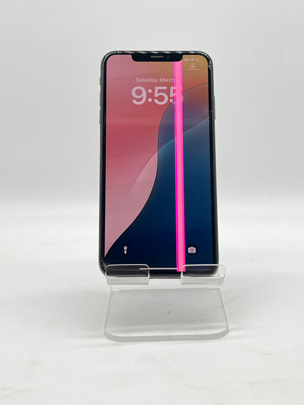 Apple iPhone XS Max 64GB Boost Mobile Black - For Parts (Bad LCD)