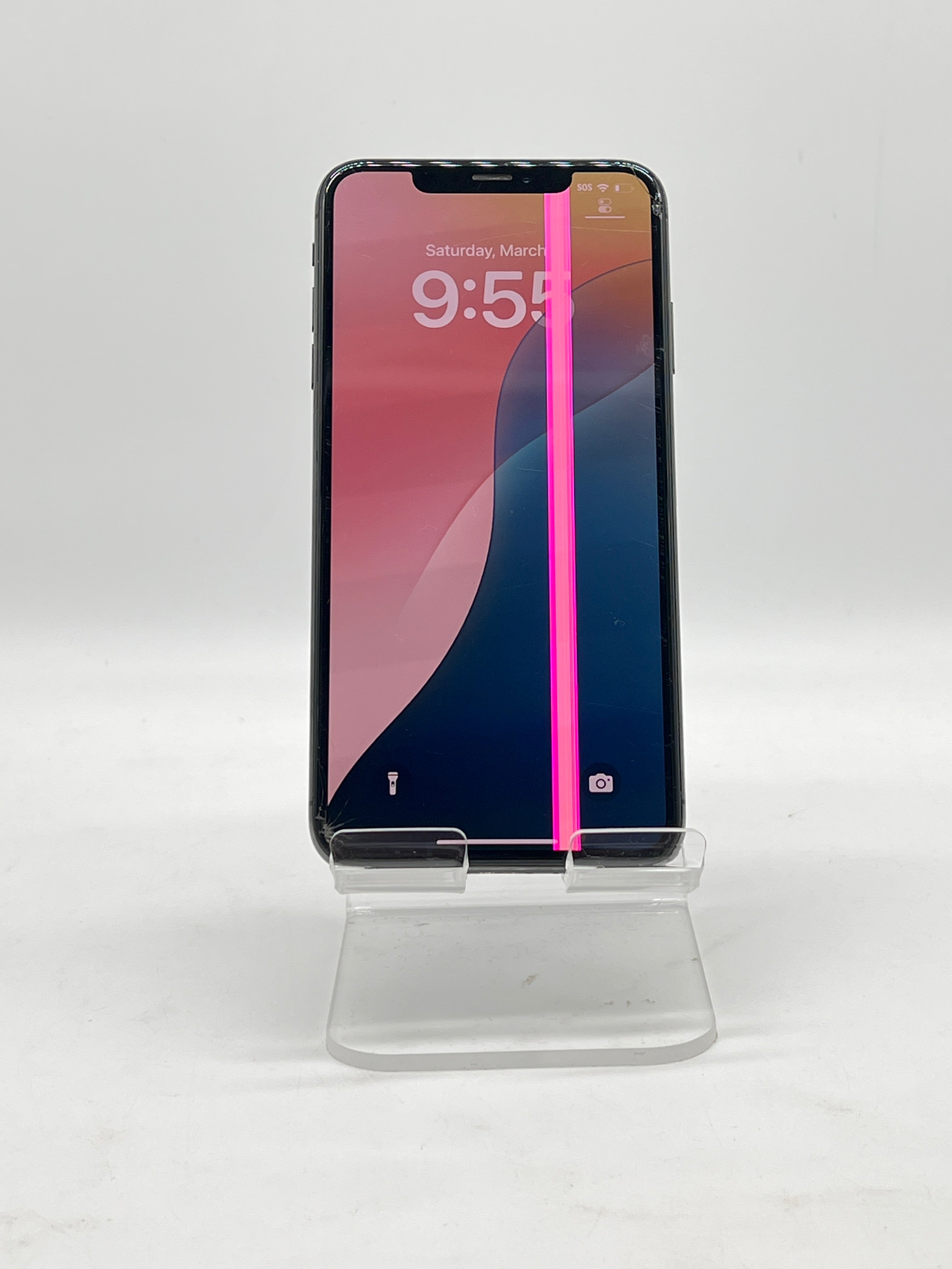 Apple iPhone XS Max 64GB Boost Mobile Black - For Parts (Bad LCD)