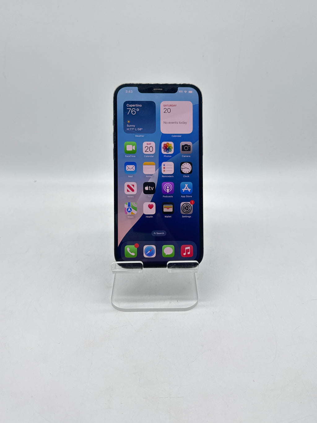 Apple iPhone 12 Pro Max 256GB Factory Unlocked - Cracked Back Bad Batt