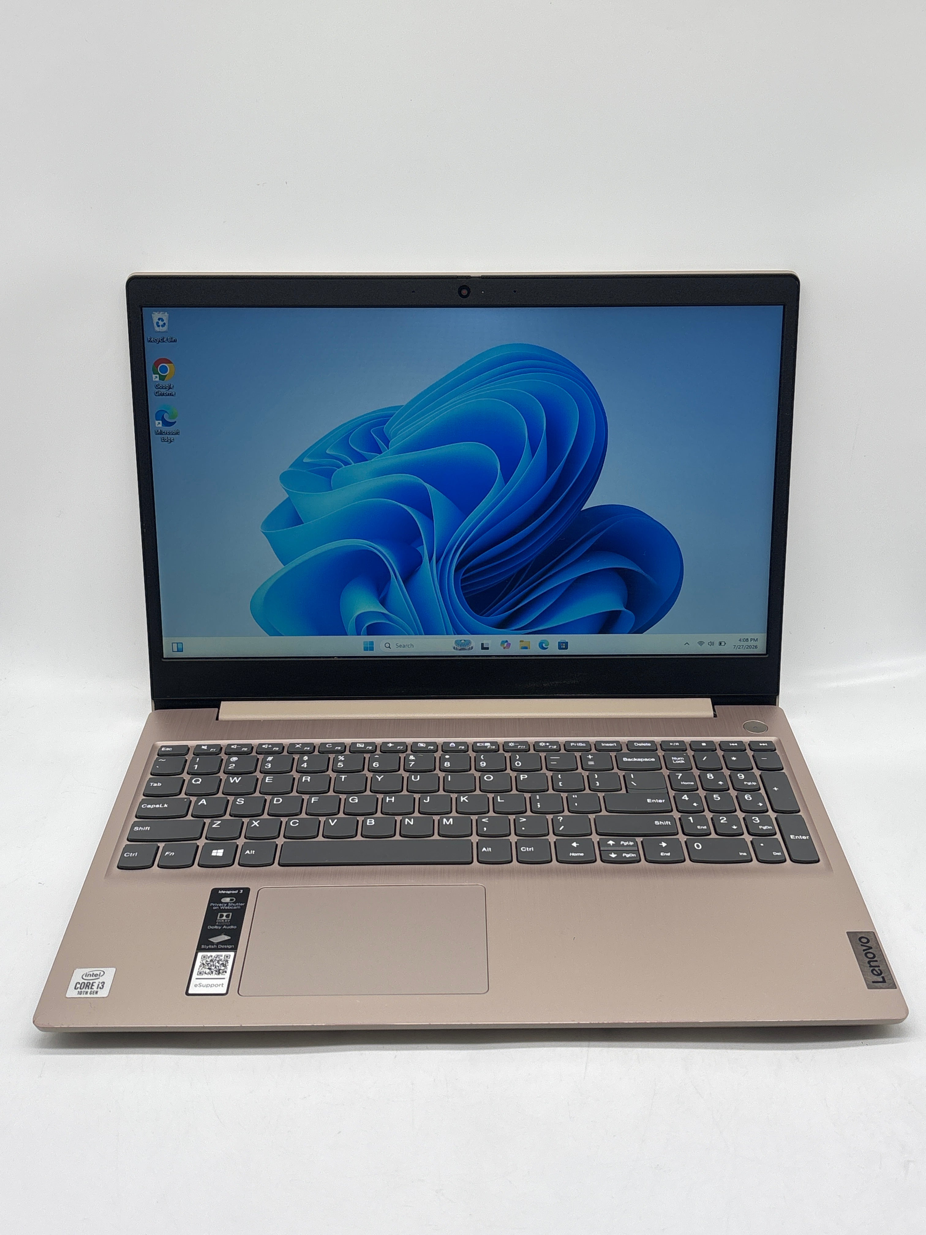 Lenovo Ideapad 3 15IL05 15.6" Intel Core i3-1005G1 8GB RAM 256GB SSD - Used