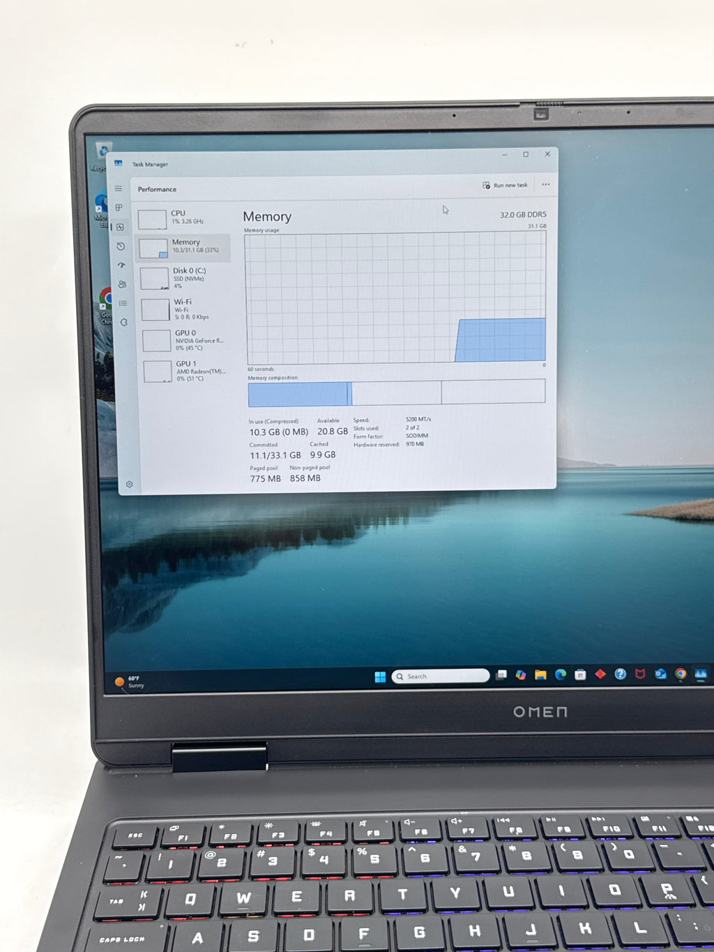 HP Omen 16-ap0xxx Ryzen 9 8940HX 32GB RAM 1TB SSD RTX 5060  100% Batt