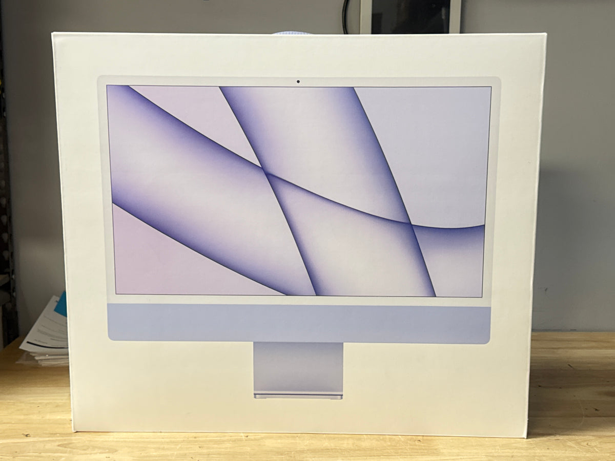 Apple iMac 24" M1 7-Core 8GB RAM 256GB SSD Purple - Used