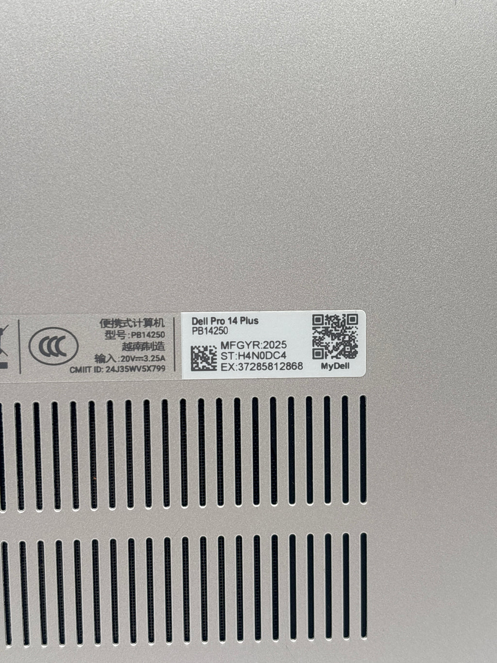 Dell Pro 14 Plus Ultra 7 265U 32GB RAM 512GB SSD Silver - Used (Warranty)