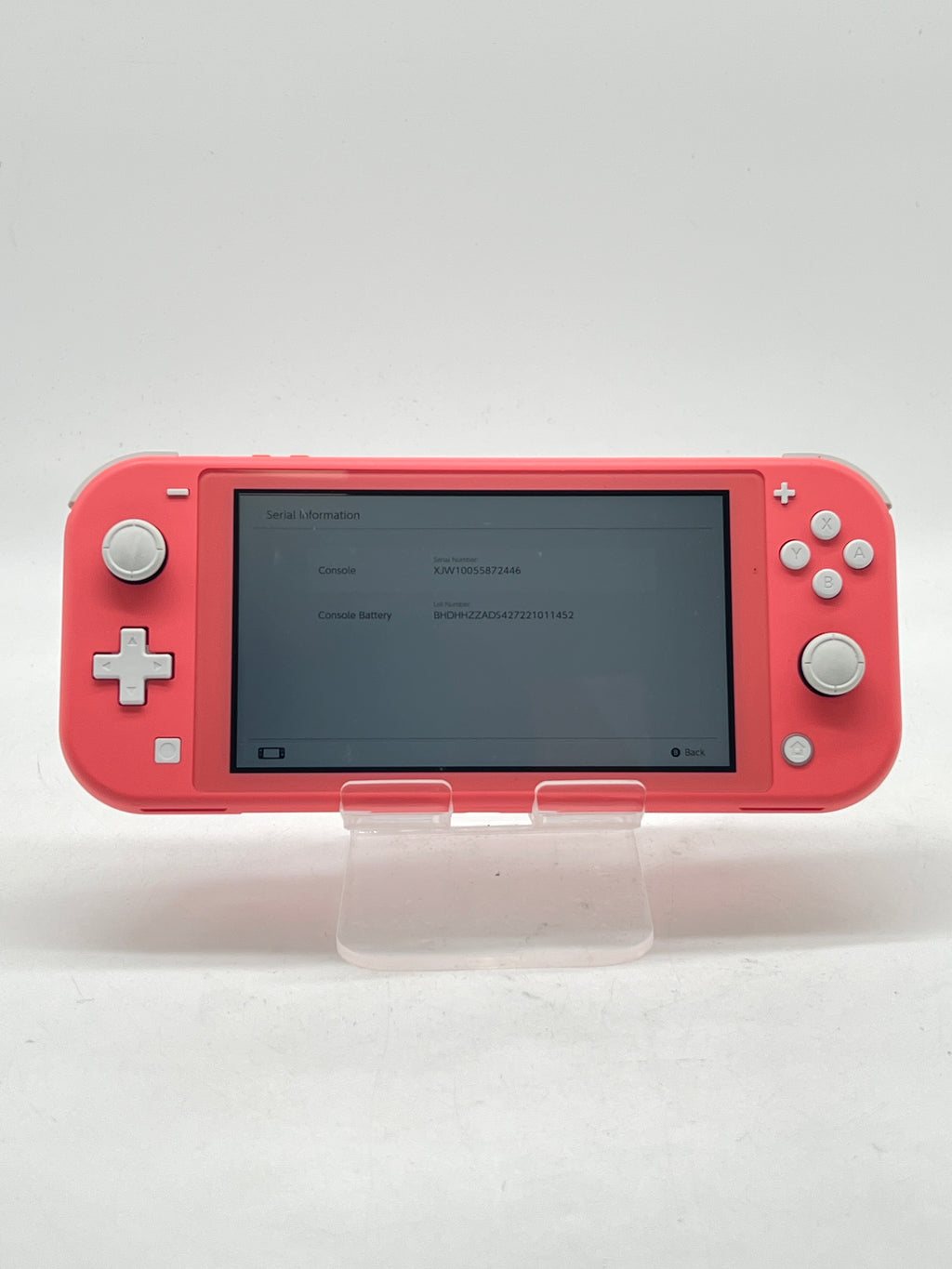 Nintendo Switch Lite 32GB Coral Pink Console w/ 64GB SD Card and 1 Game