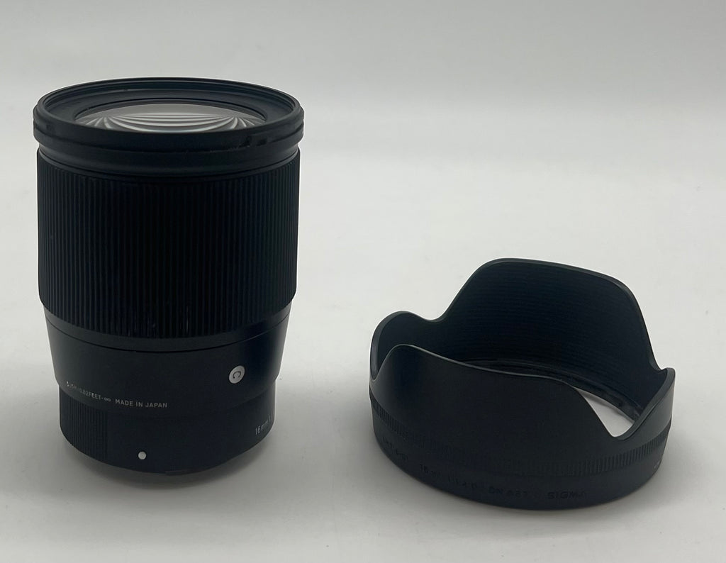 Sigma 16mm F1.4 DC DN Camera Lens Black - Used