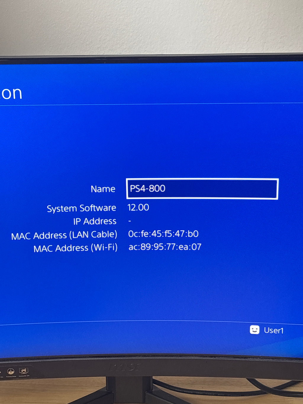 Sony PlayStation 4 CUH-1215A 500GB Black Console Only