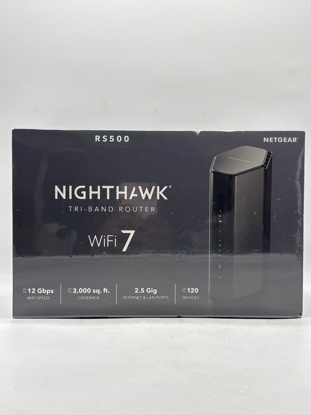 NETGEAR Nighthawk RS500 WiFi 7 Tri-Band Router Black - New