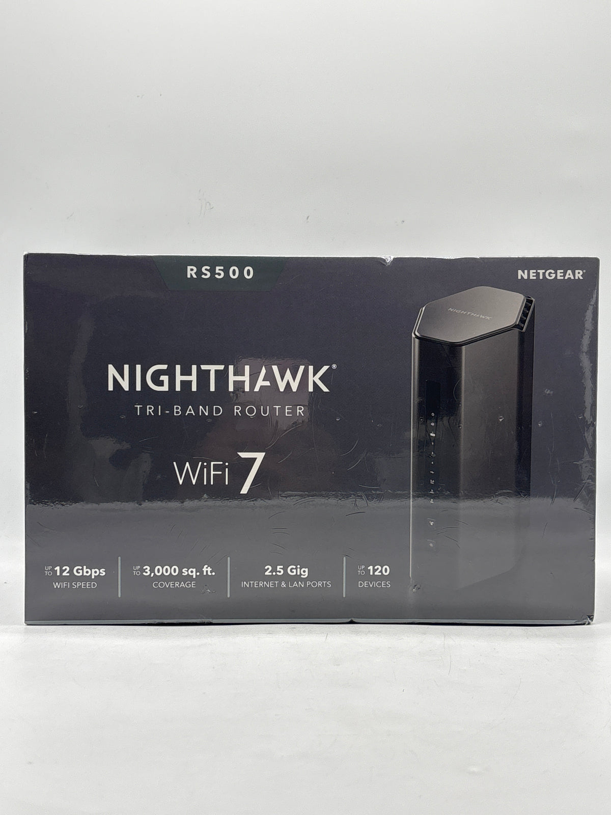 NETGEAR Nighthawk RS500 WiFi 7 Tri-Band Router Black - New