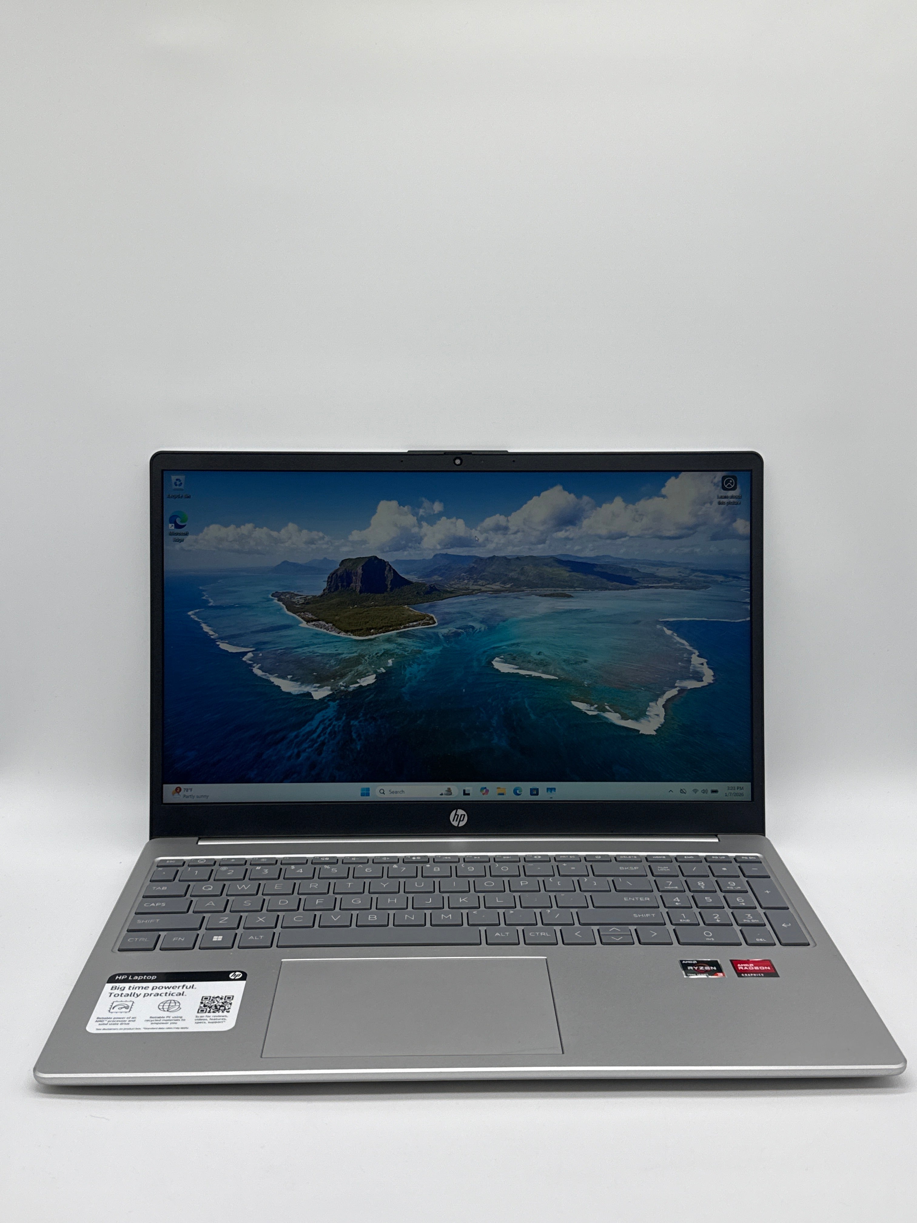 HP 15-fc0013od AMD Ryzen 3 7320U 8GB RAM 256GB SSD