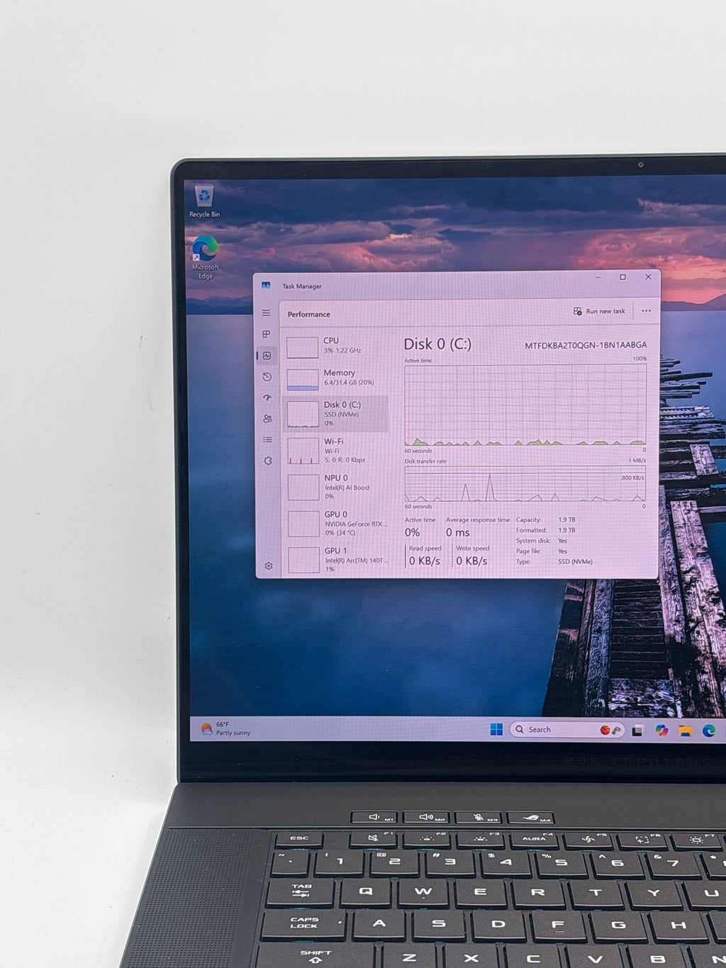 ASUS ROG Zephyrus G16 Ultra 9 285H 32GB RAM 2TB SSD RTX 5080