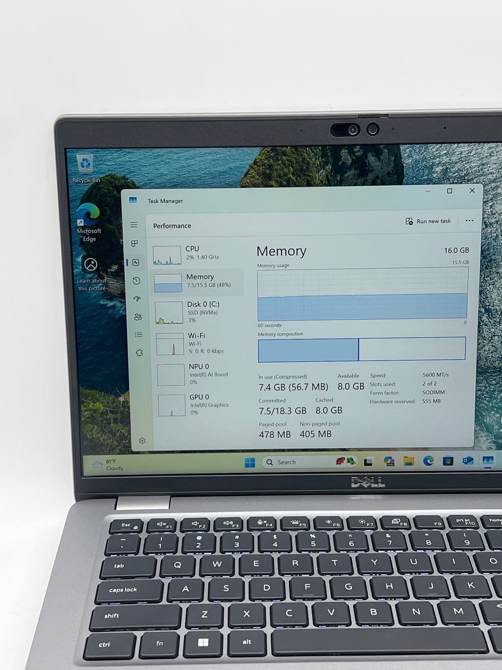 Dell Latitude 5450 Ultra 5 135U 16GB RAM 256GB SSD - Remotely Managed